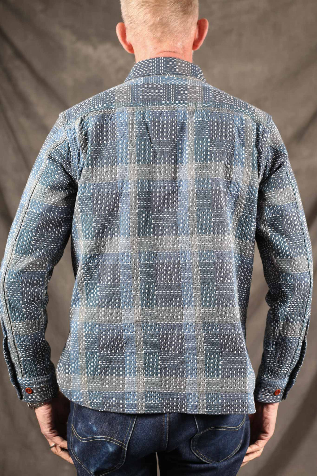 Studio D'Artisan 5651 Noragi Sashiko Shirt