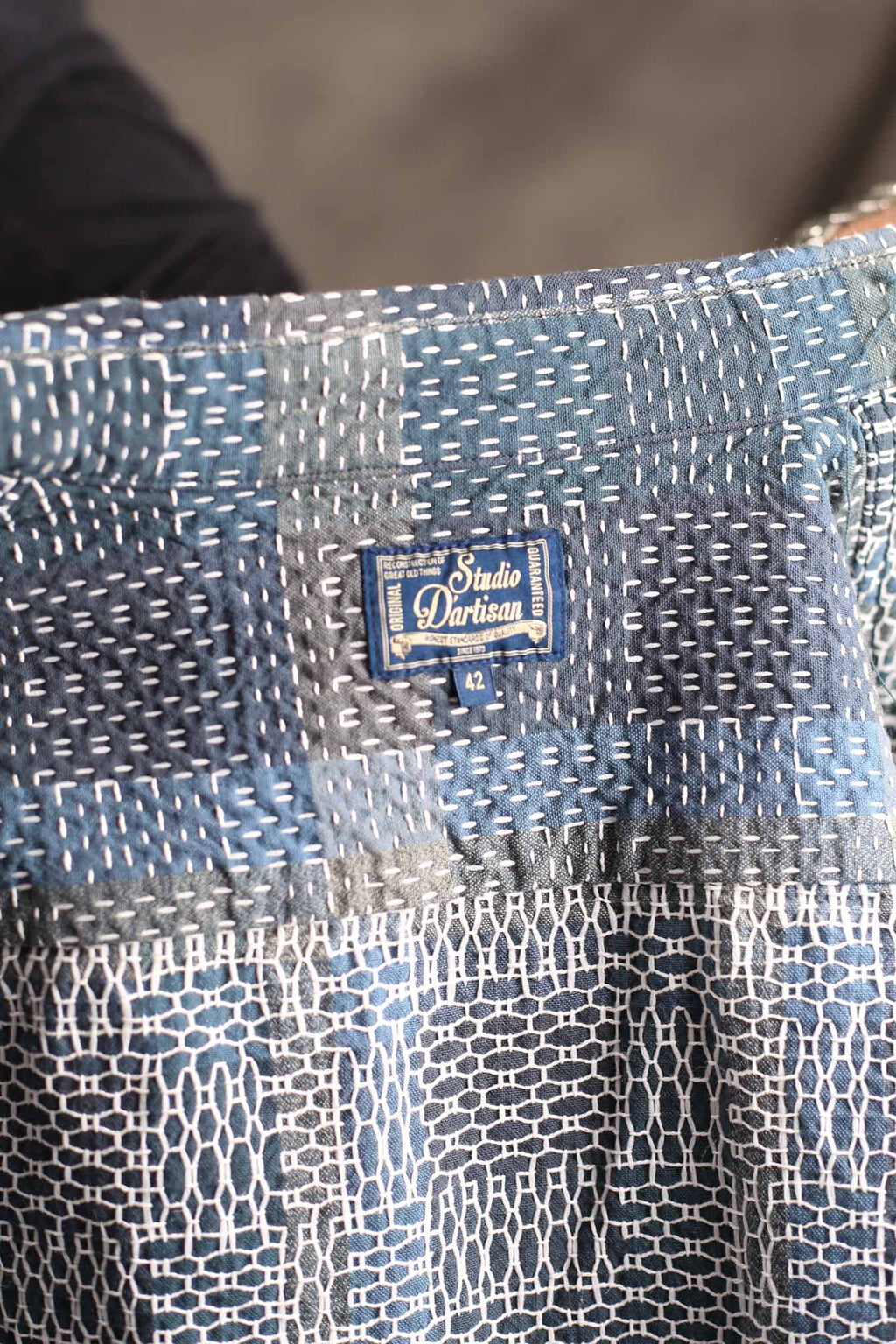 Studio D'Artisan 5651 Noragi Sashiko Shirt