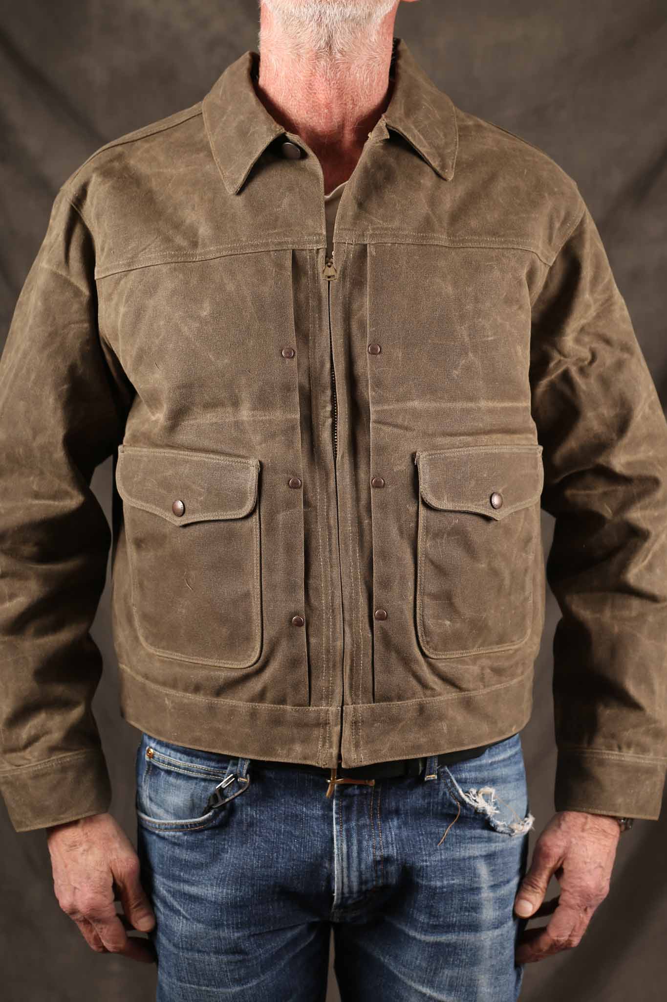 Freeenote Cloth Faro tobacco heavy waxed canvas Jacket