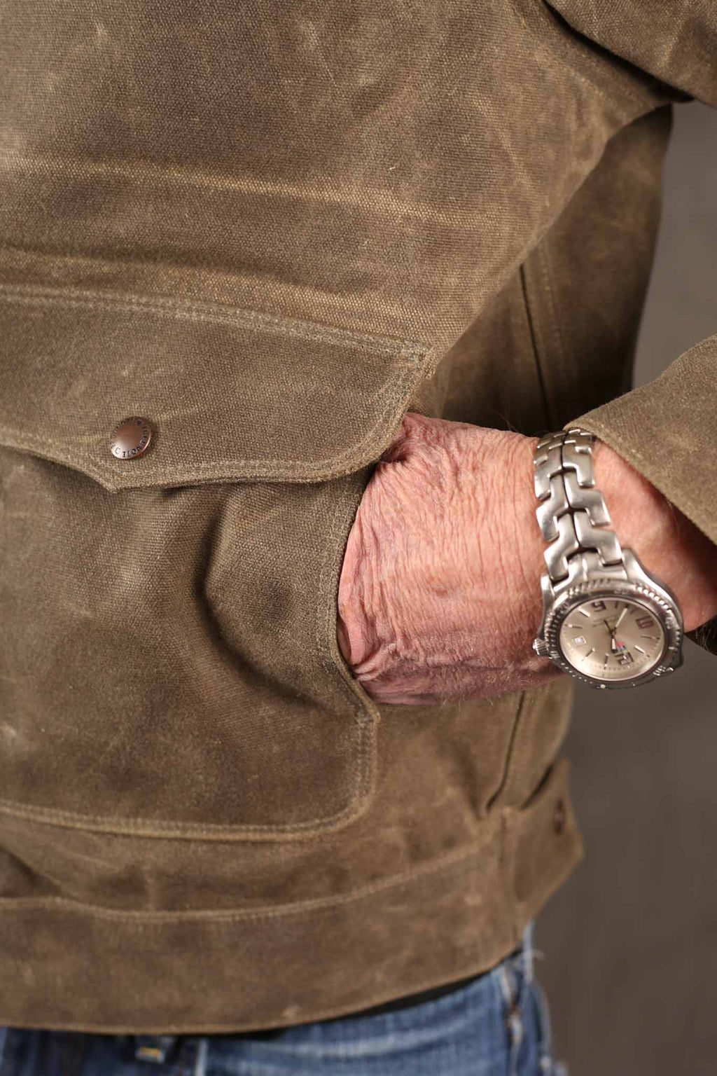 Freeenote Cloth Faro tobacco heavy waxed canvas Jacket