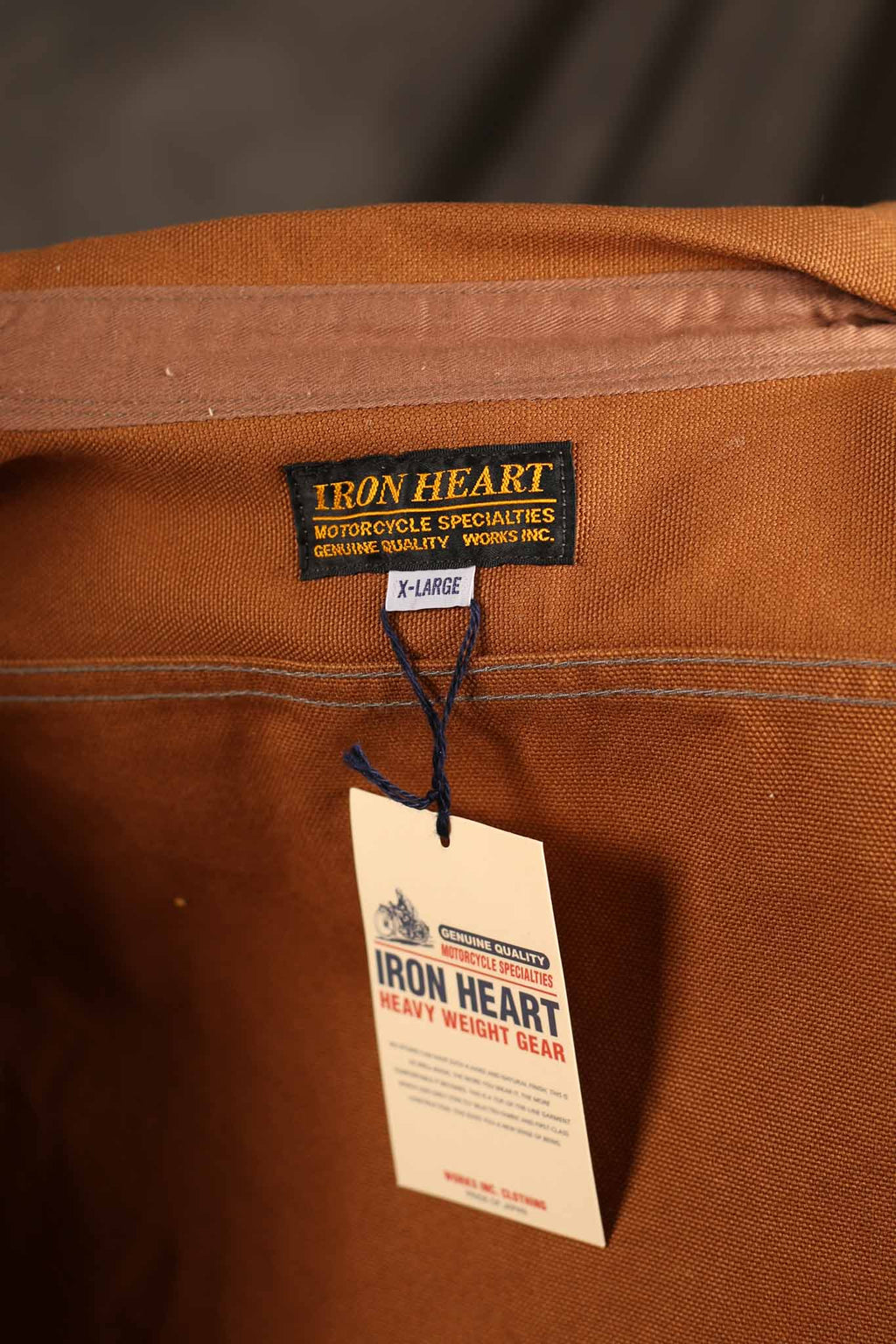 Iron Heart IHSH-189-BRN 17oz Duck CPO Work Shirt - "The UnTucked" - Brown