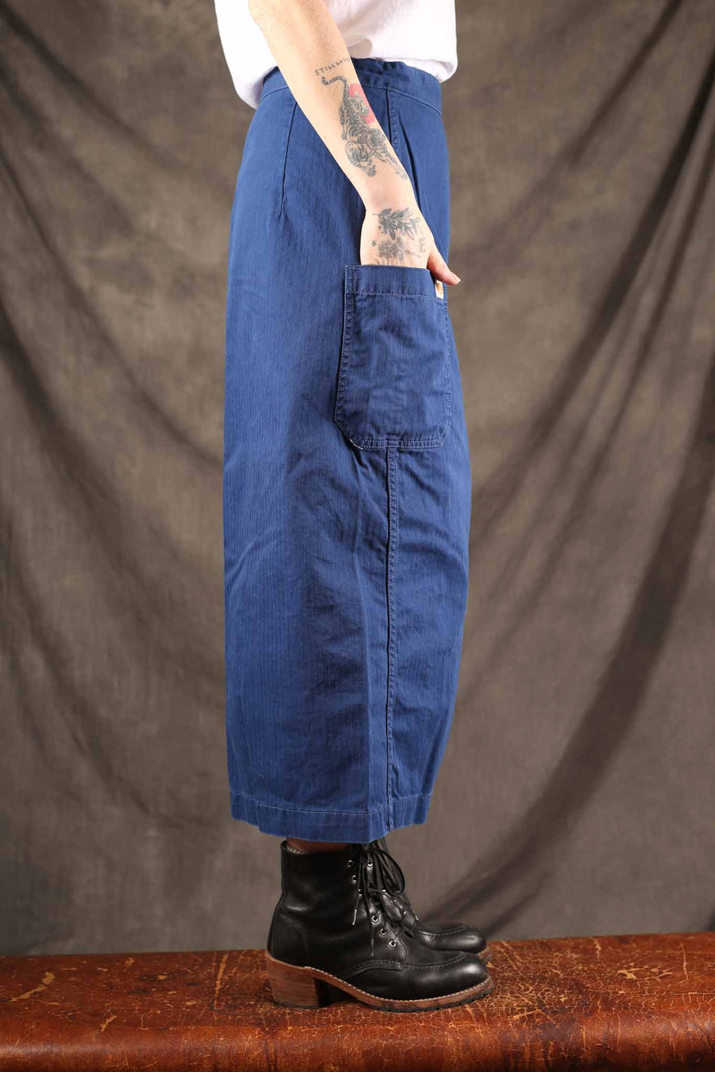 NUDIE JEANS - Womens Irma Skirt Herringbone