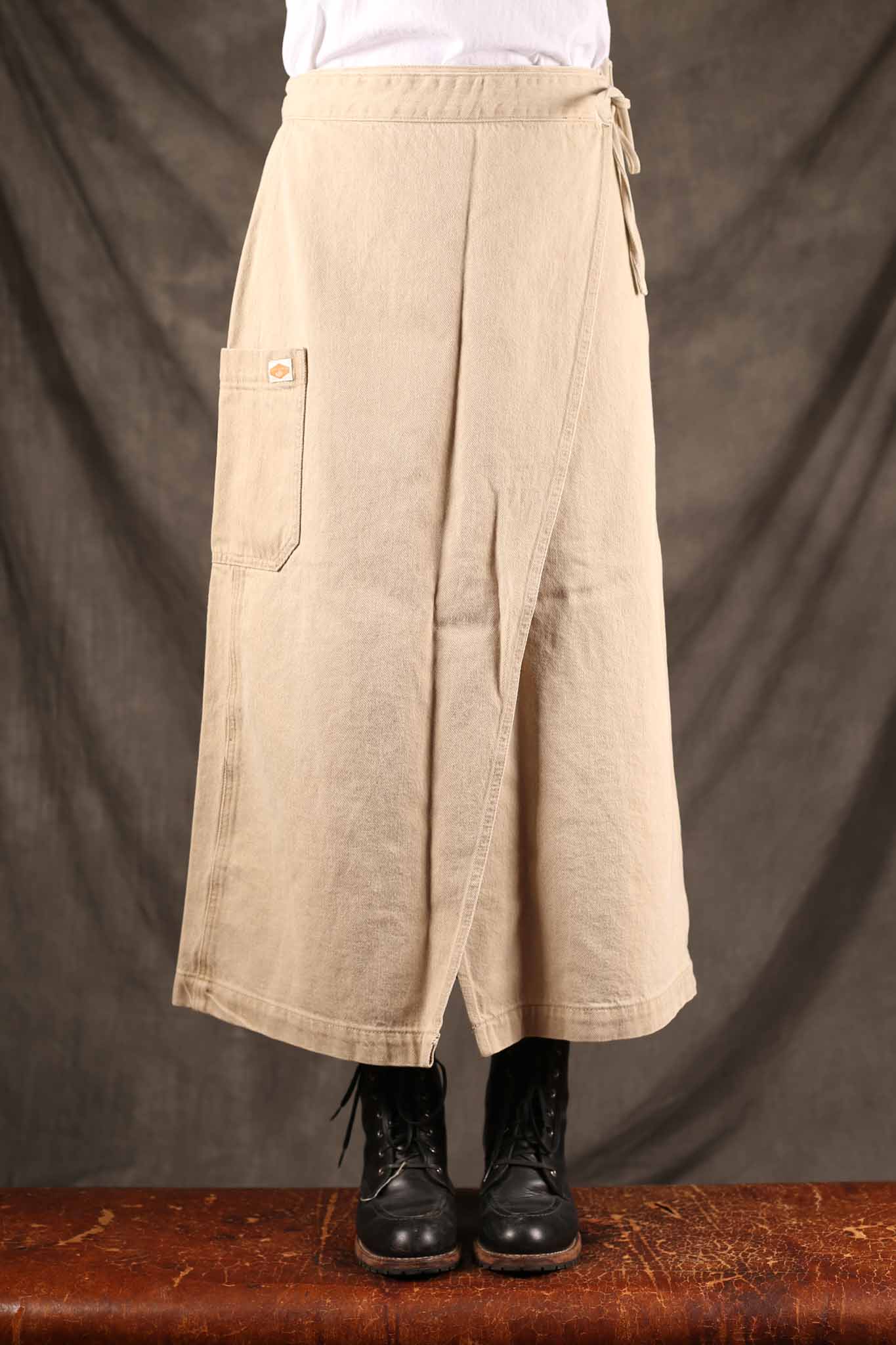 NUDIE JEANS - Womens Irma Skirt Denim - Pale Yellow