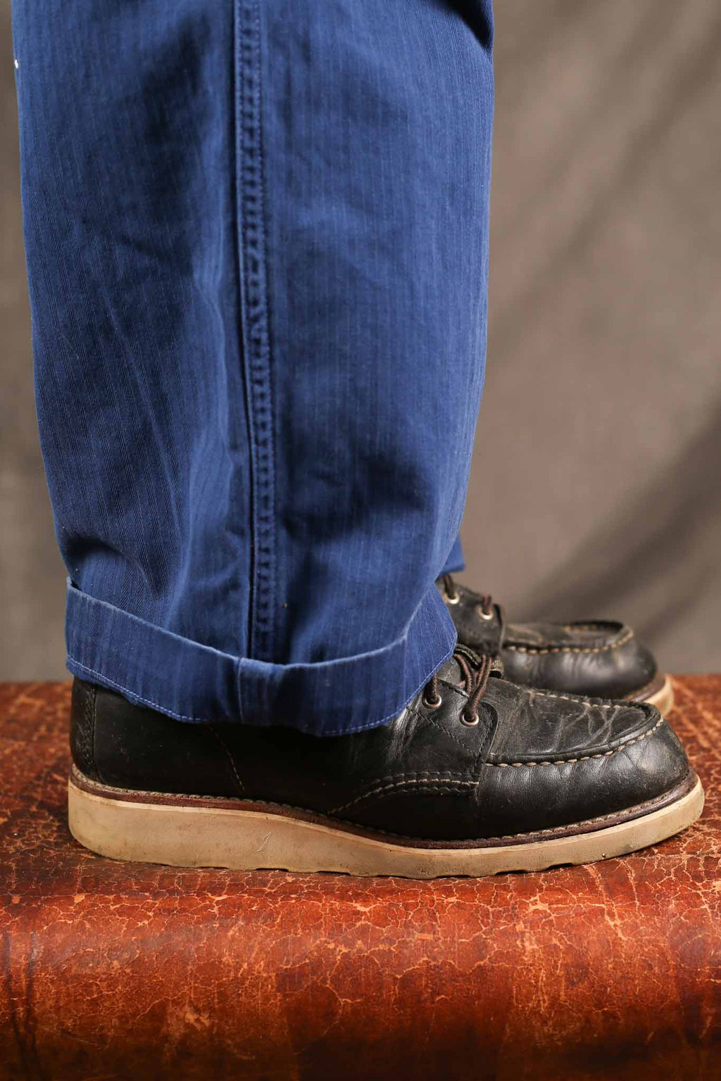 NUDIE JEANS - WOMENS Wendy Herringbone Pants Blue