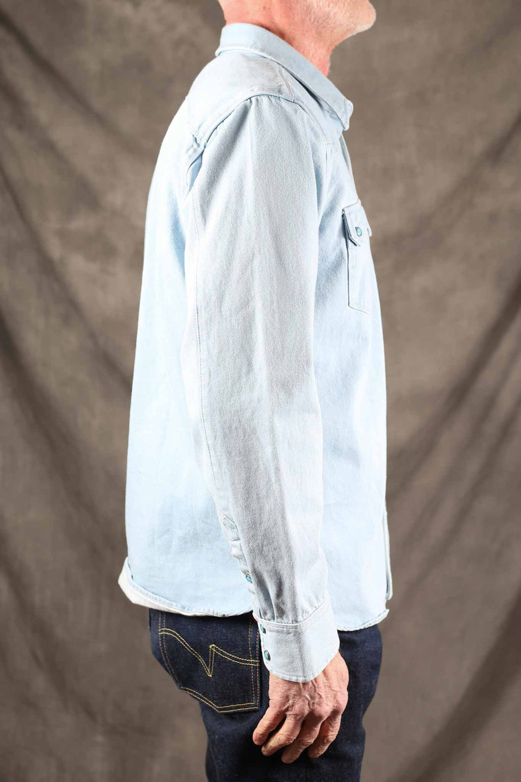Freenote Cloth Modern Western Bleached Denim