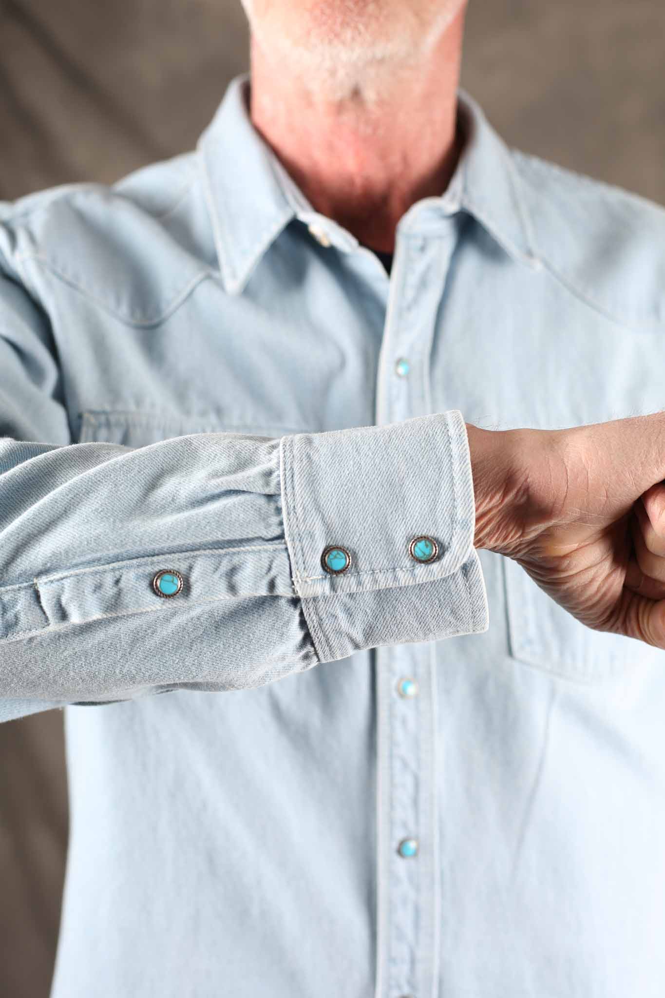 Freenote Cloth Modern Western Bleached Denim