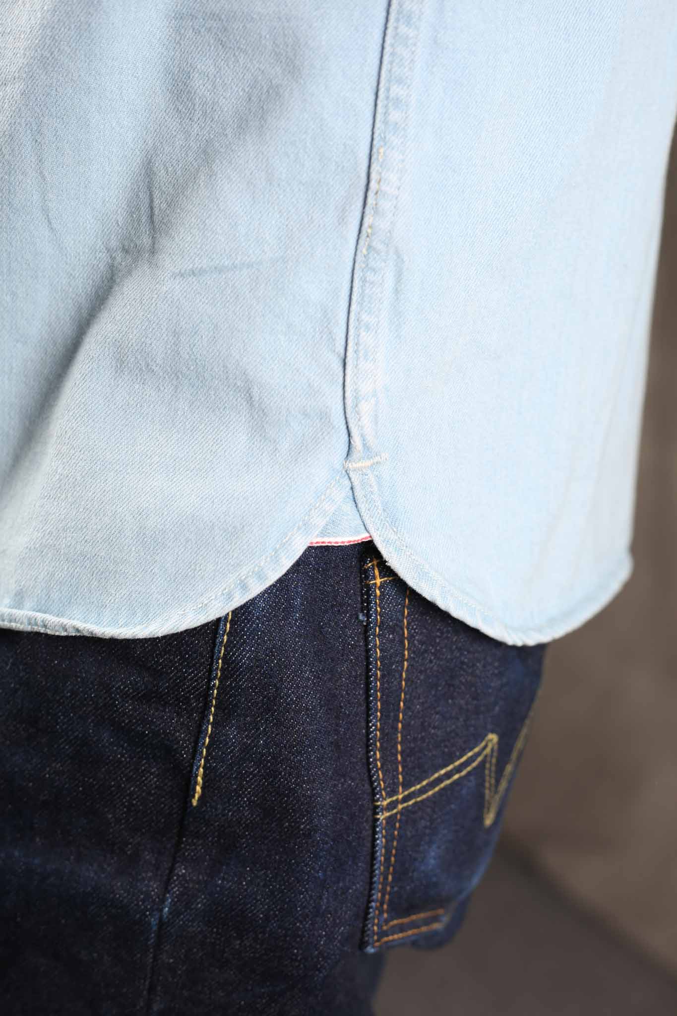 Freenote Cloth Modern Western Bleached Denim