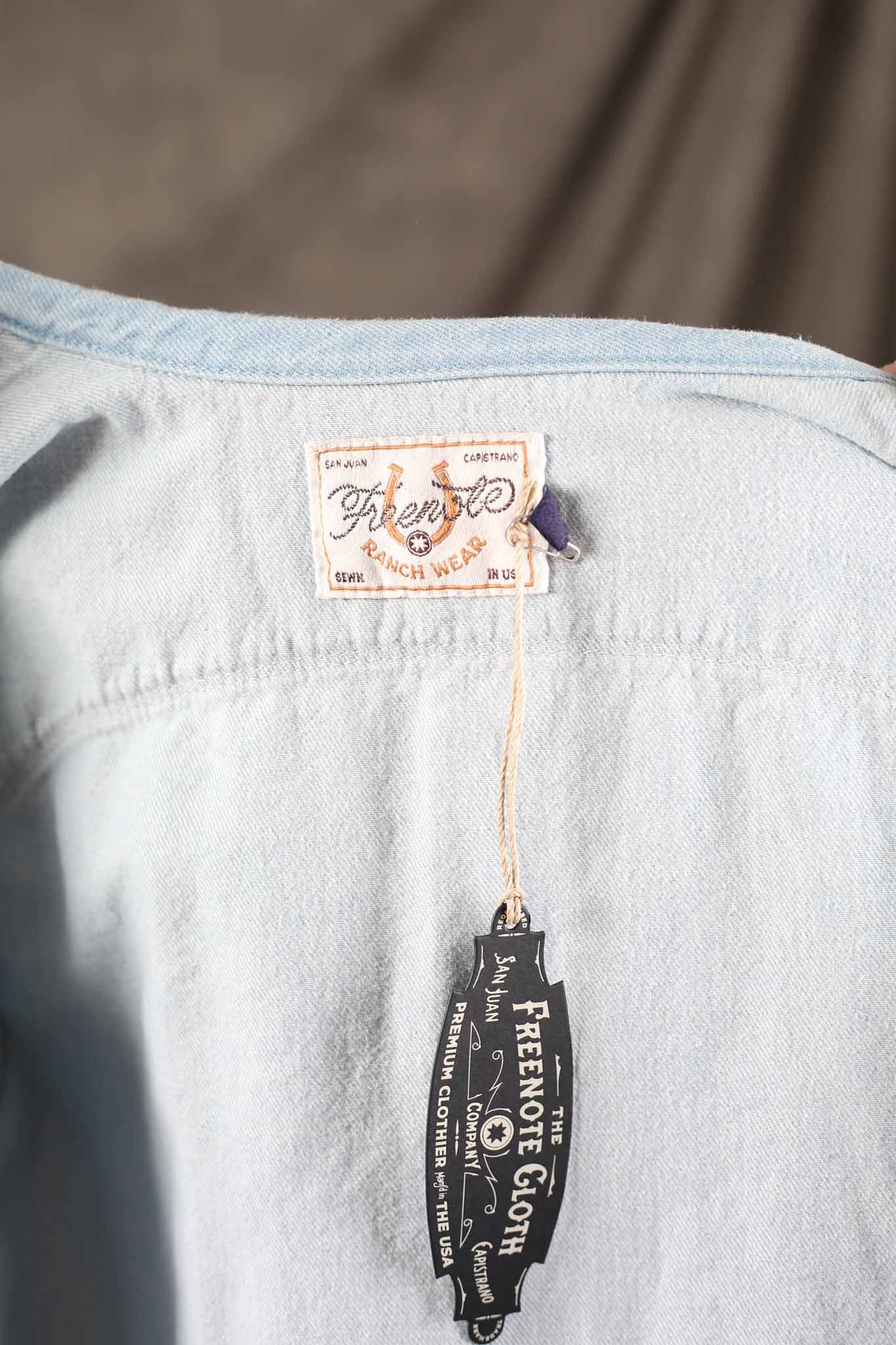 Freenote Cloth Modern Western Bleached Denim