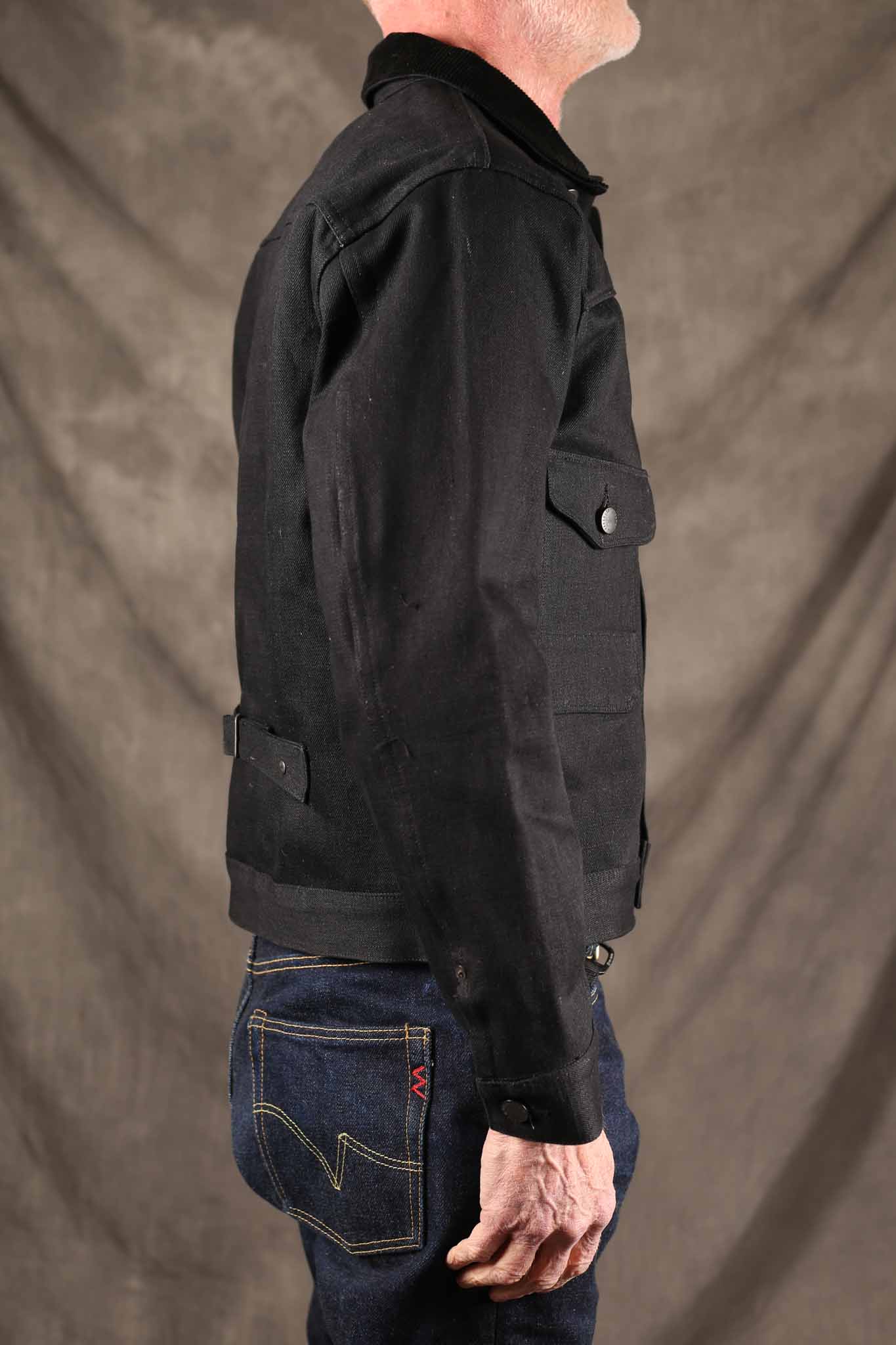 Freenote Cloth RJ-3 17 Ounce Black Denim