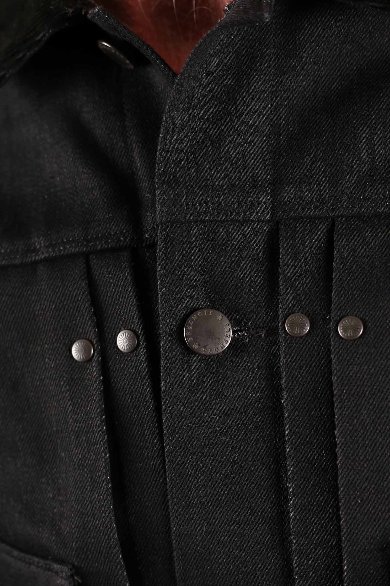 Freenote Cloth RJ-3 17 Ounce Black Denim