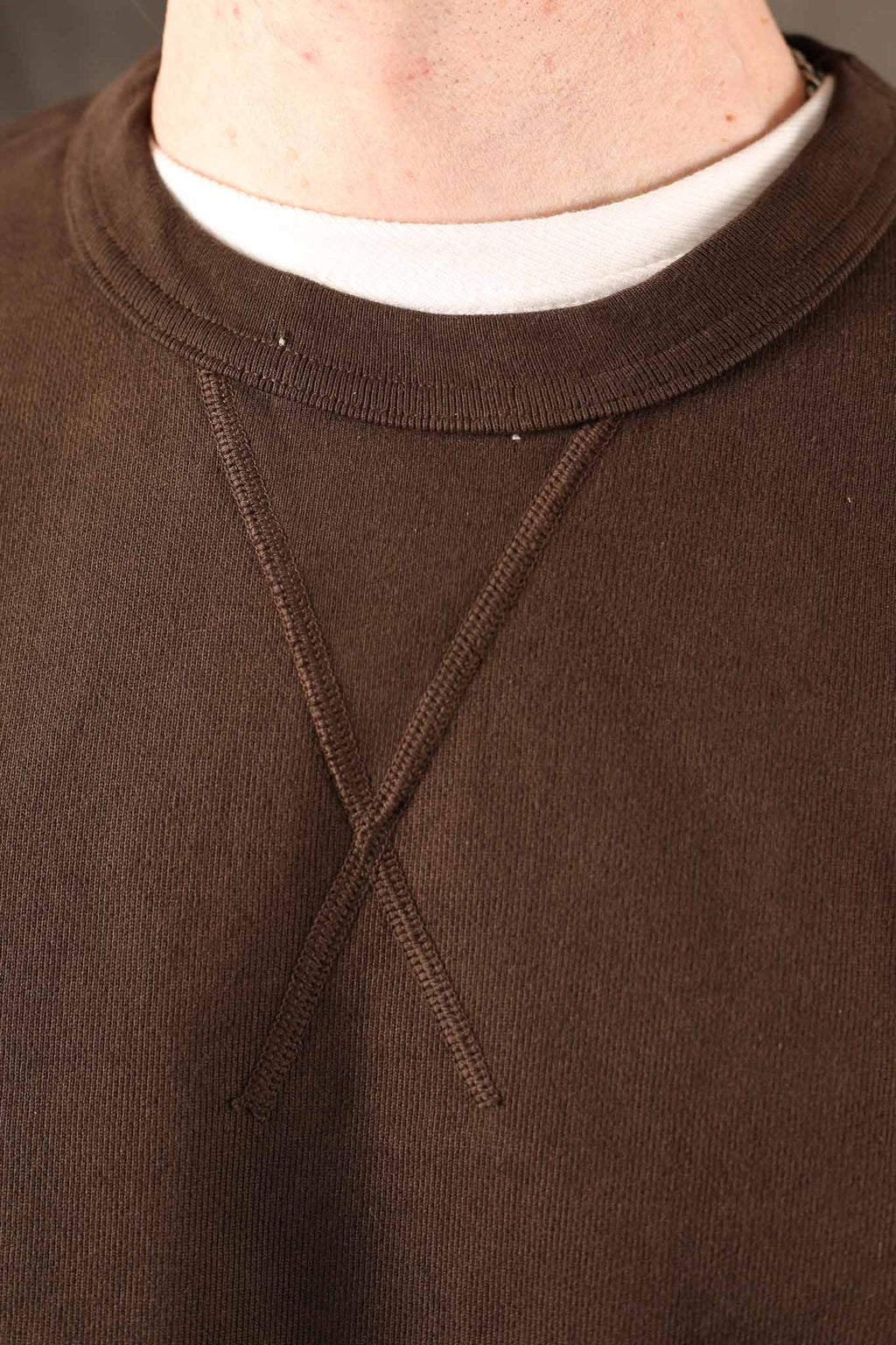 Freenote Cloth DECK SWEATSHIRT CHOCOLATE