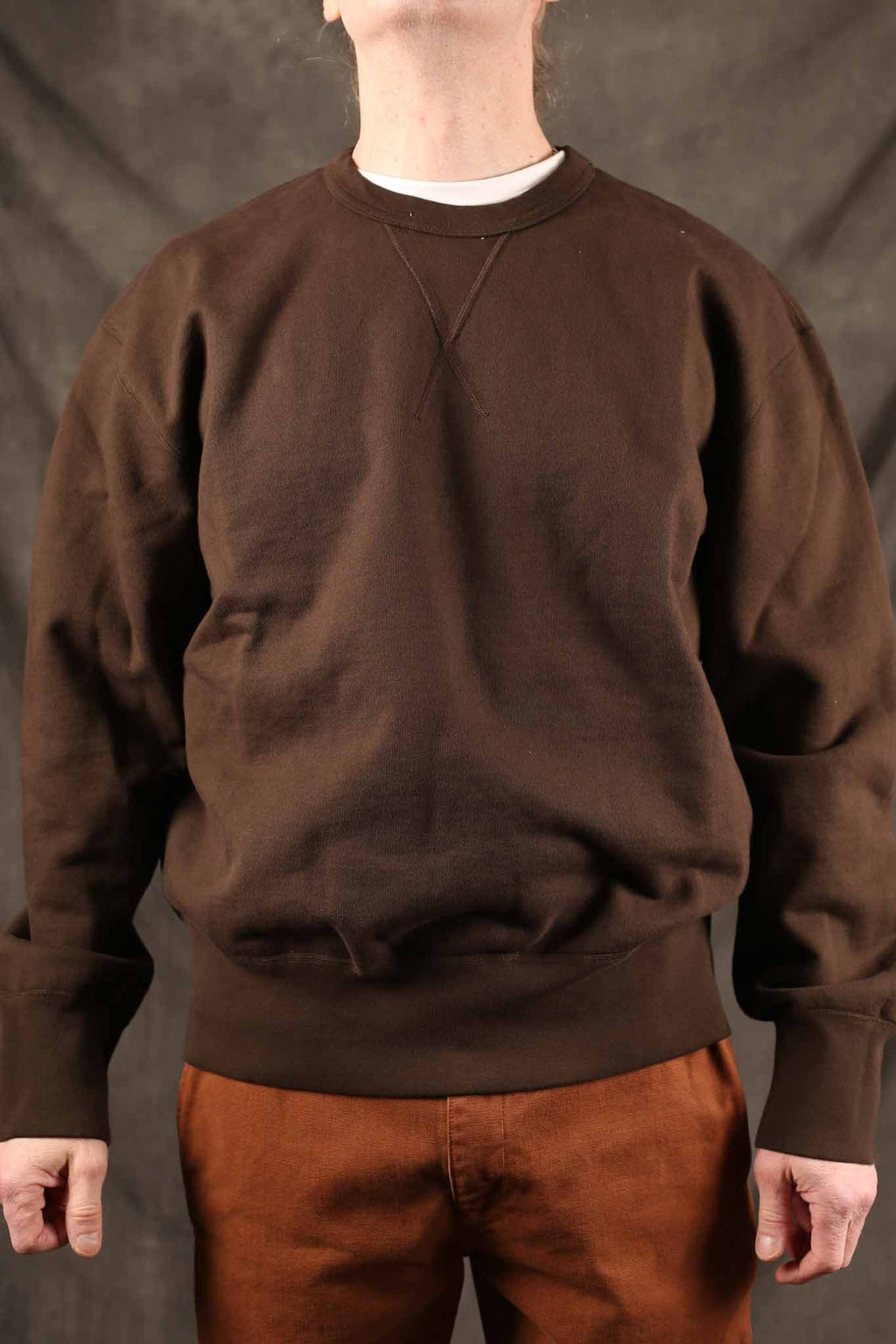 Freenote Cloth DECK SWEATSHIRT CHOCOLATE