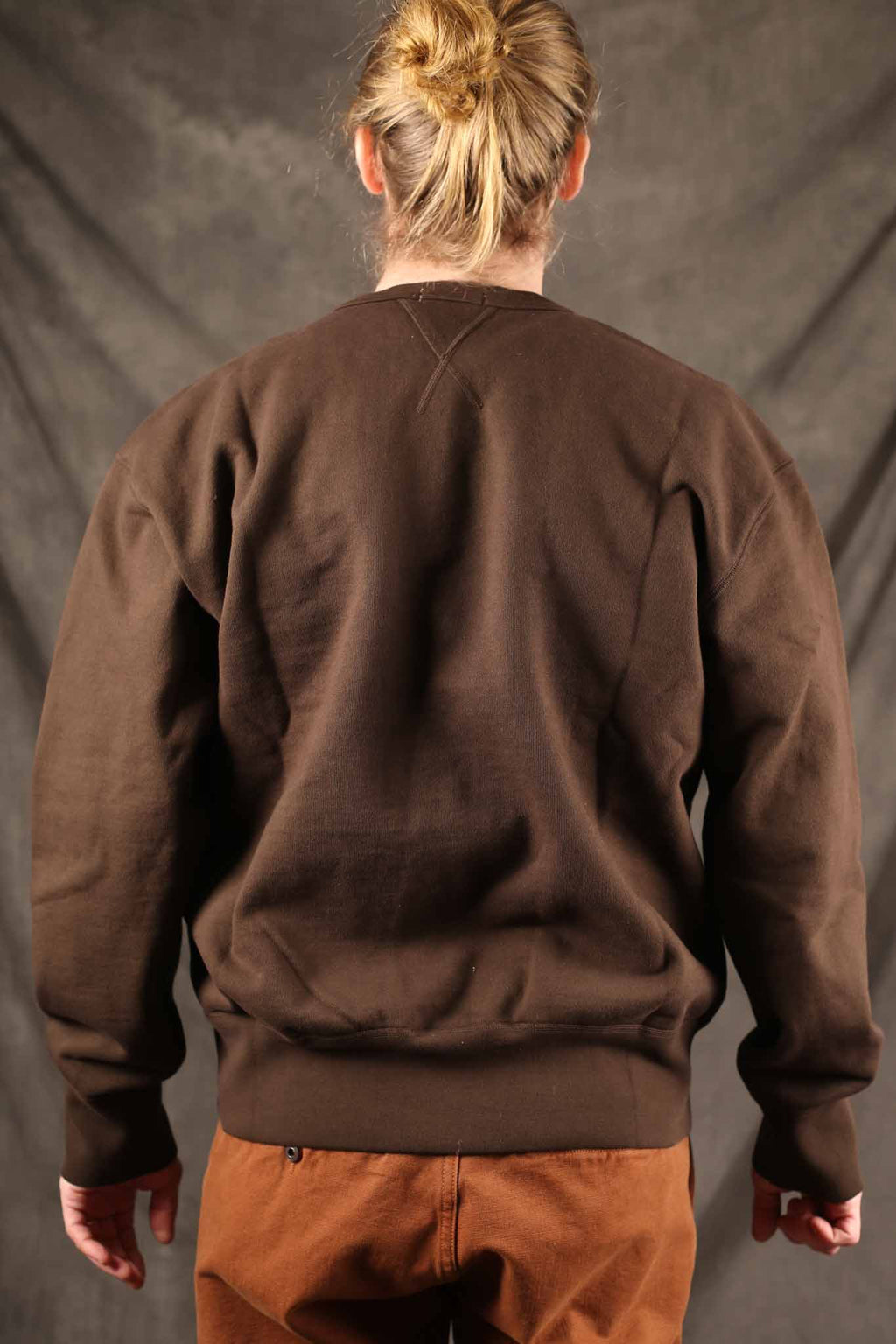 Freenote Cloth DECK SWEATSHIRT CHOCOLATE