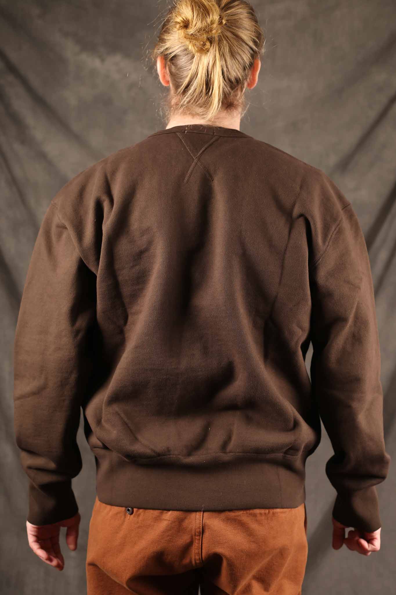 Freenote Cloth DECK SWEATSHIRT CHOCOLATE