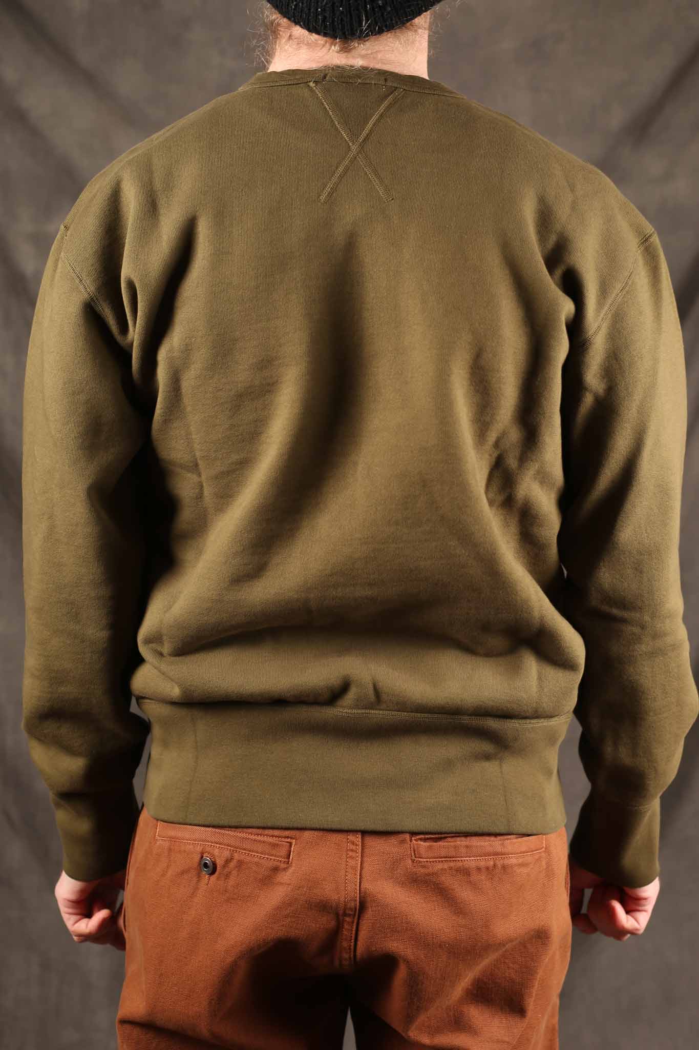 Freenote Cloth DECK SWEATSHIRT OLIVE