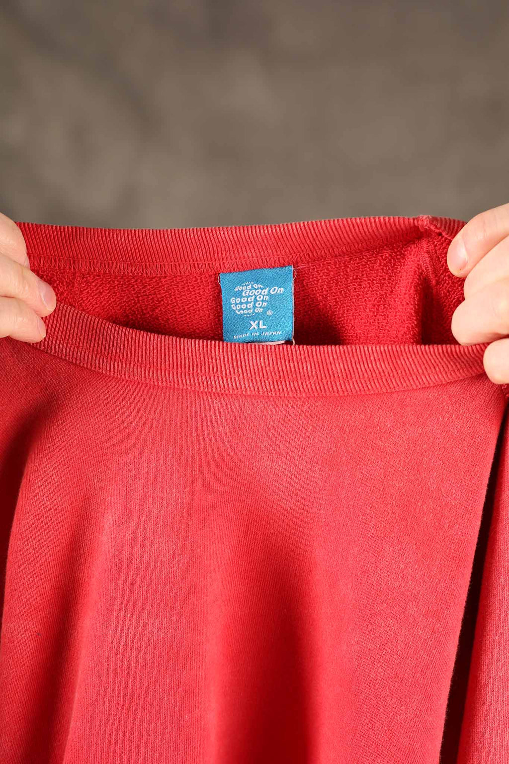GOOD ON - Raglan Crew Sweat - RED