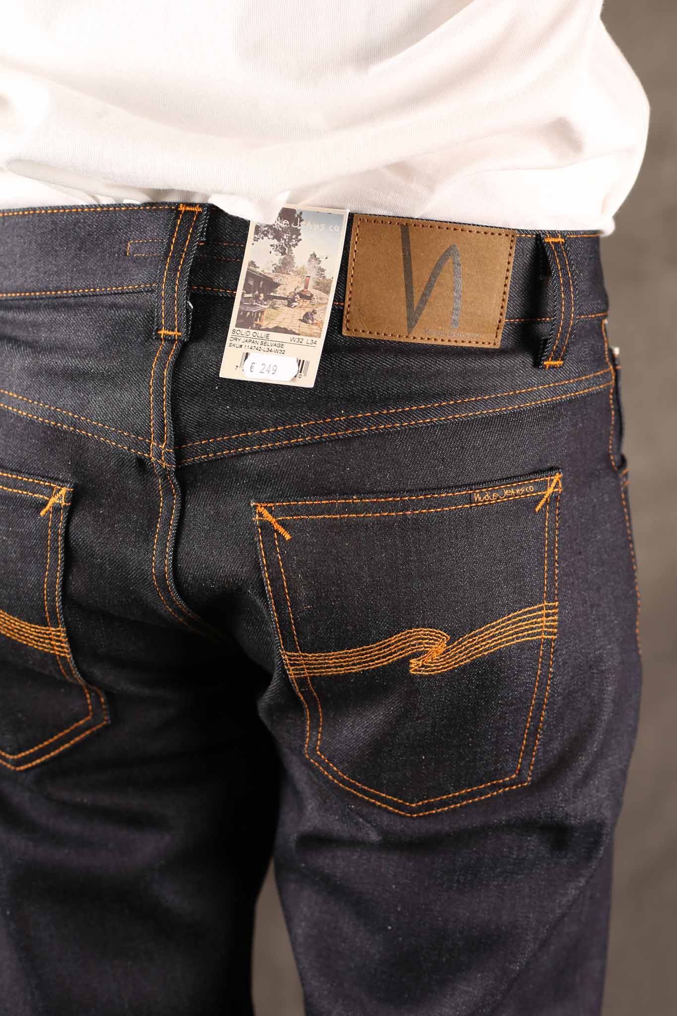 Nudie Jeans 13.75oz Solid Ollie Dry Selvage – Pinkomo