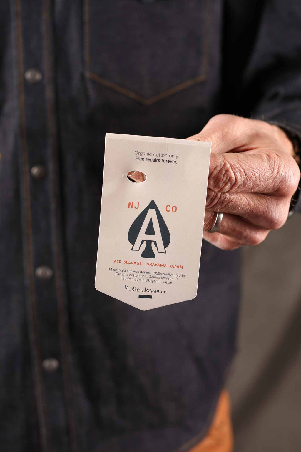 Nudie Jeans George Ace Selvage Denim Shirt