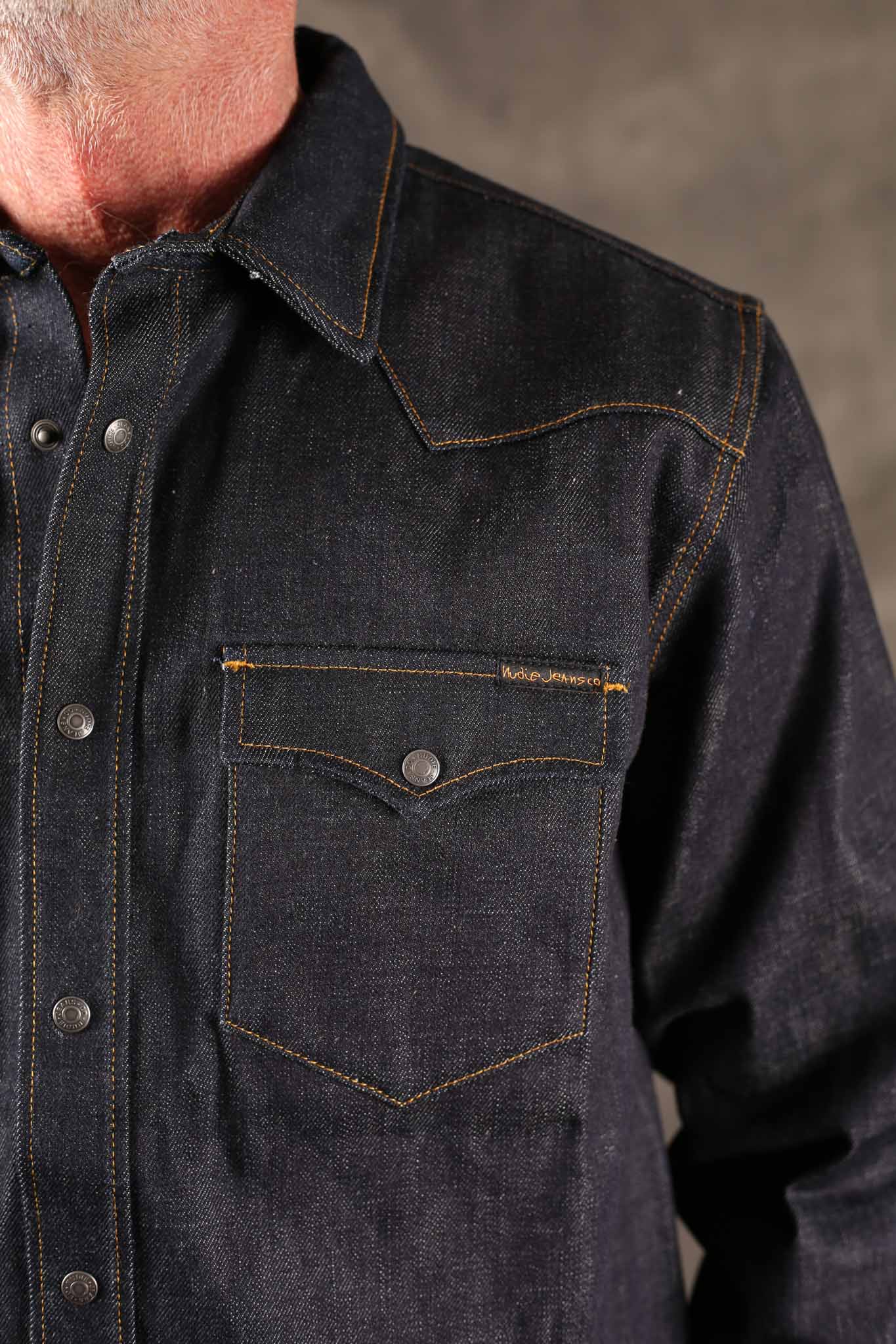 Nudie Jeans George Ace Selvage Denim Shirt