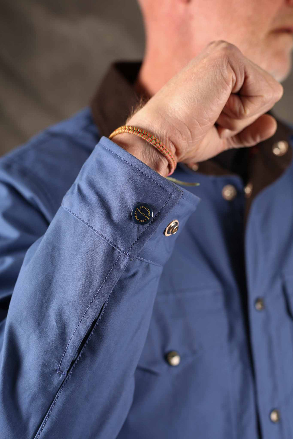 MANIFATTURA CECCARELLI - Heavy Shirt 7073-DW Cobalt