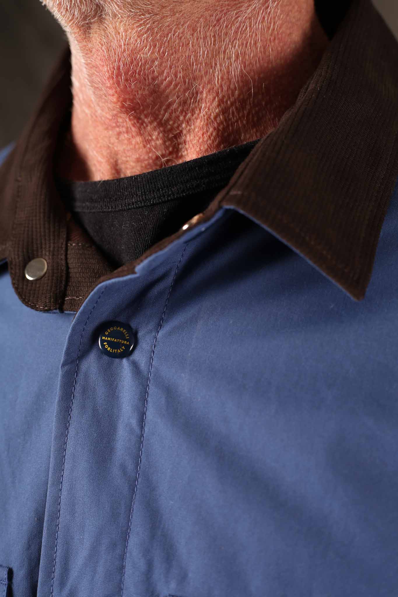MANIFATTURA CECCARELLI - Heavy Shirt 7073-DW Cobalt