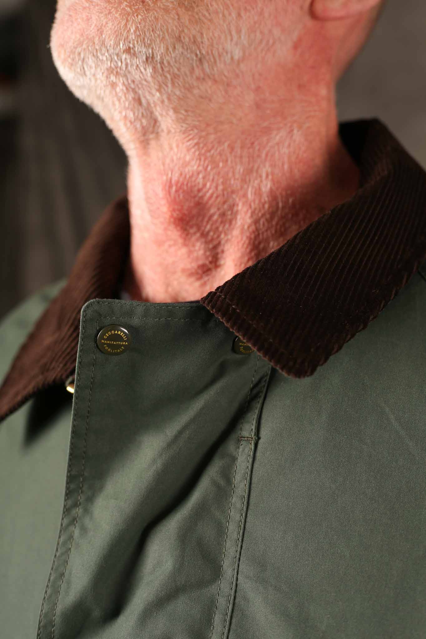 MANIFATTURA CECCARELLI -   Rain Caban 7071-DW - Dark Green