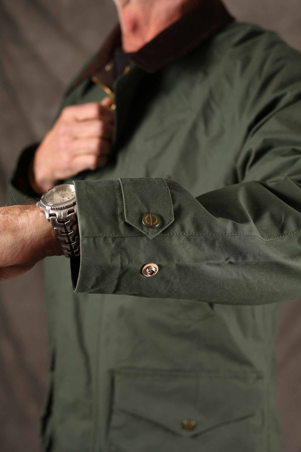 MANIFATTURA CECCARELLI -   Rain Caban 7071-DW - Dark Green