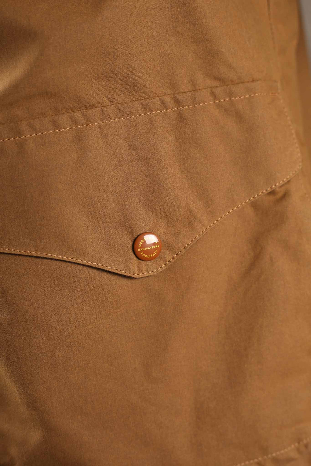 MANIFATTURA CECCARELLI -   Rain Caban 7071-DW - Dark Tan