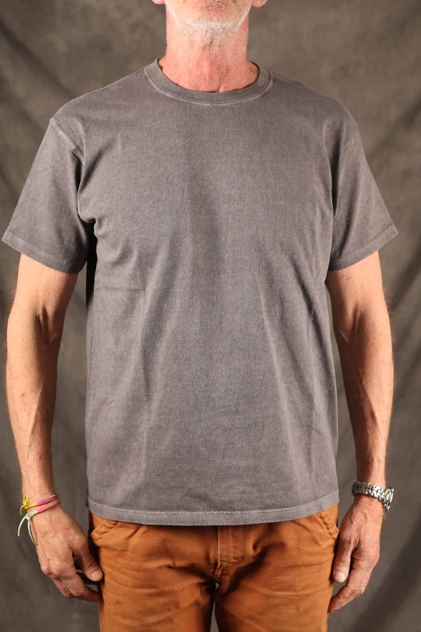 Good On 5.5oz Jersey Tubular Tee Washed Gray