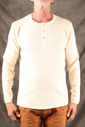 Hermansson Folktrikå - Lahmann Henley Shirt Off-White