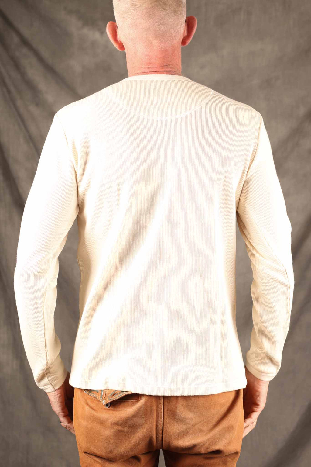 Hermansson Folktrikå - Lahmann Henley Shirt Off-White