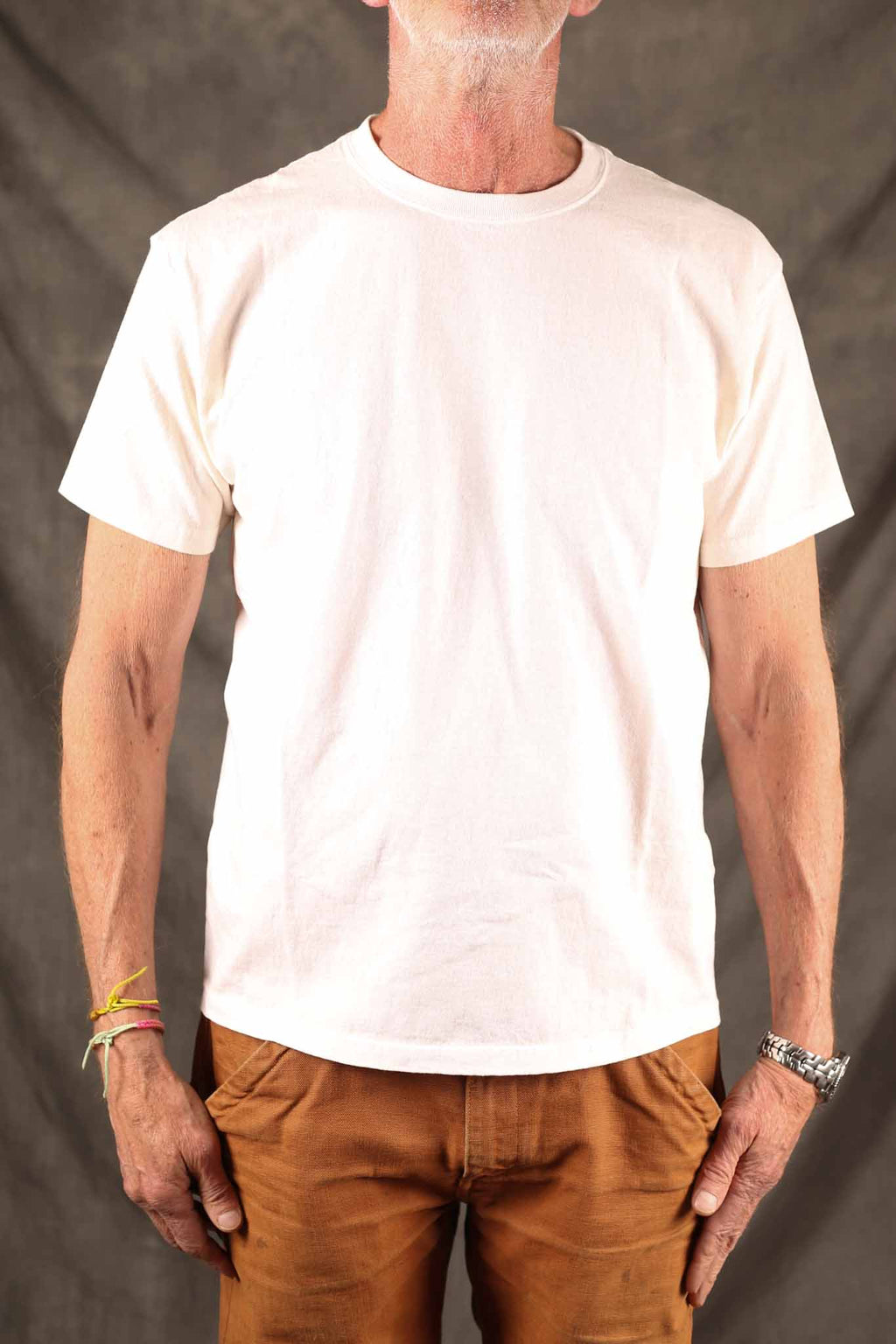 Good On 5.5oz Jersey Tubular Tee Natural White