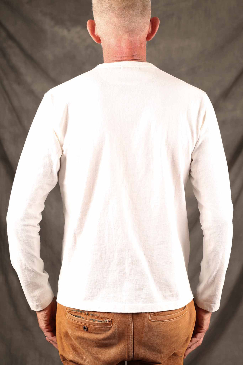 Freenote Cloth 13 Ounce Henley L/S White