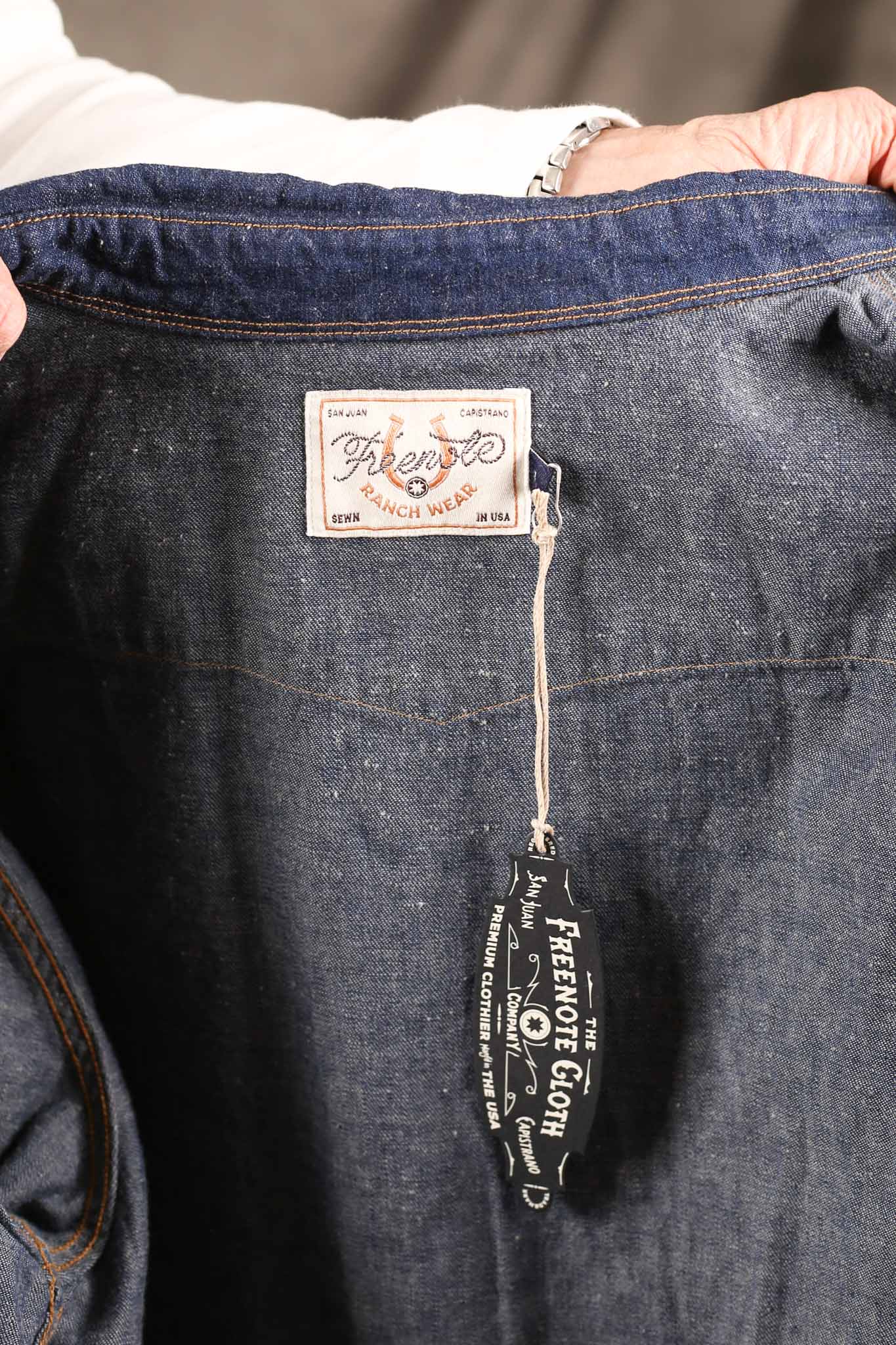 Freenote Cloth Sinclair Royal Blue Denim