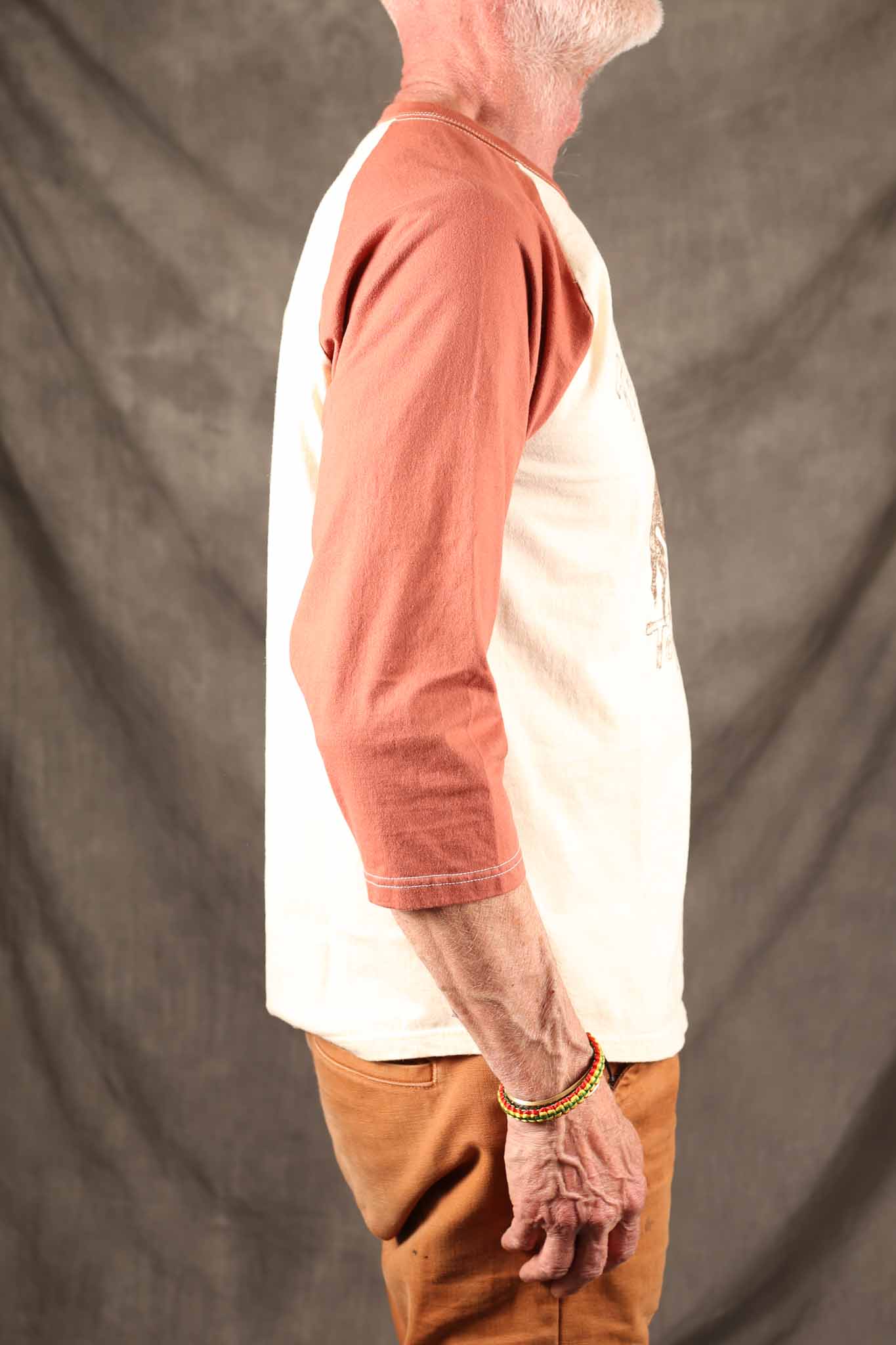 THE FLAT HEAD - FN-TSRB-004 Raglan T-SHIRT