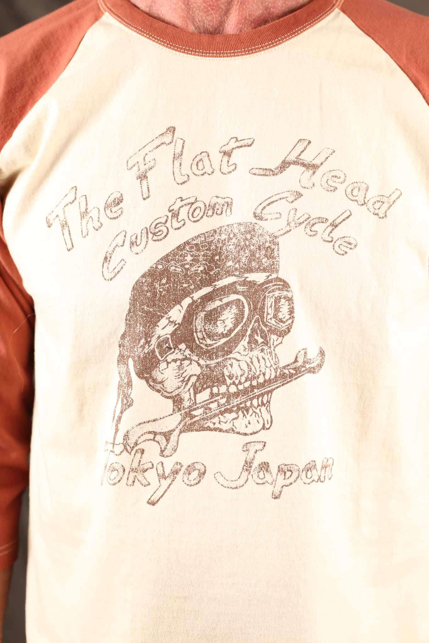 THE FLAT HEAD - FN-TSRB-004 Raglan T-SHIRT