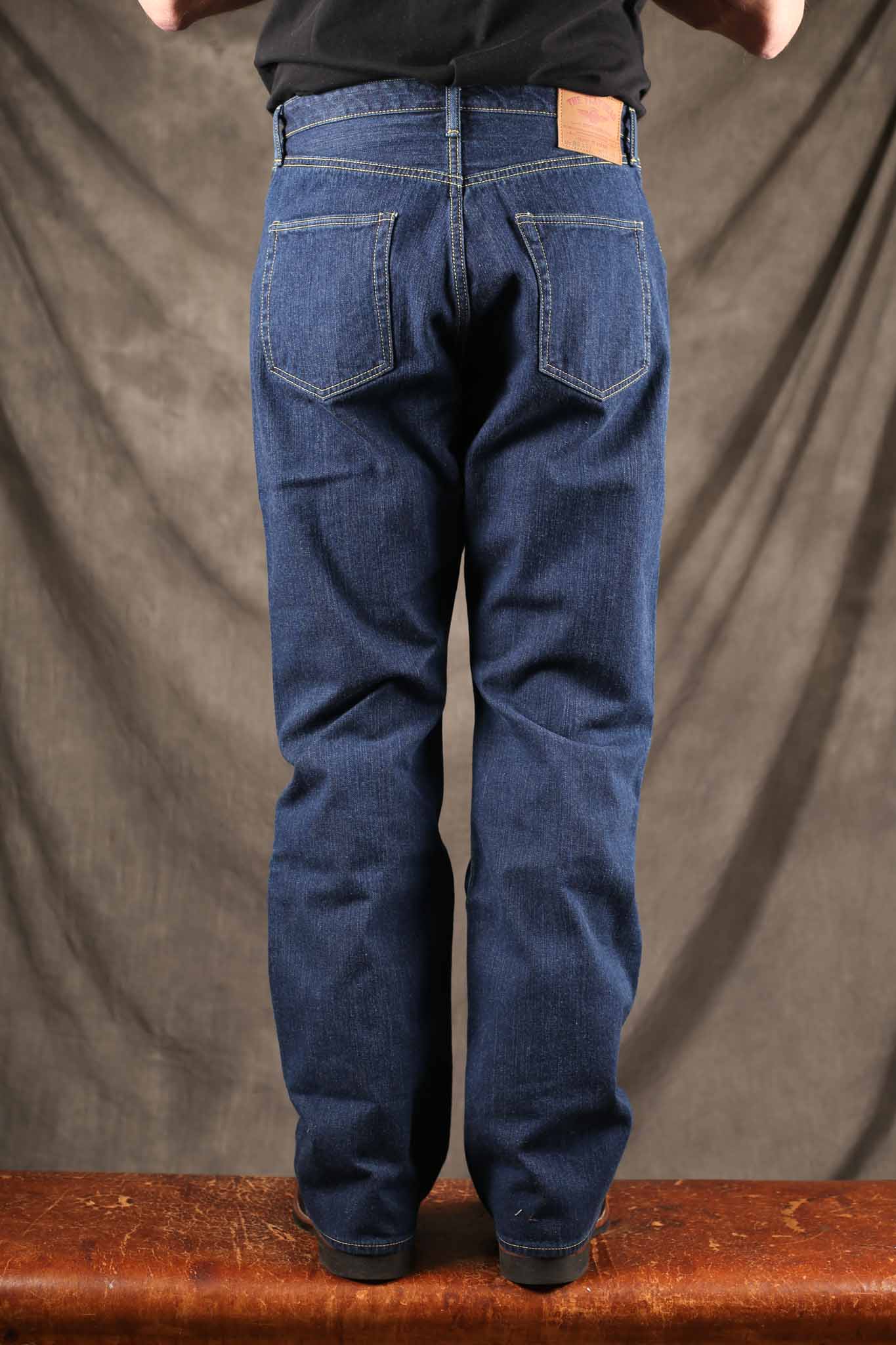 THE FLAT HEAD - D217F 12.5oz WIDE BOOTCUT JEANS FADED