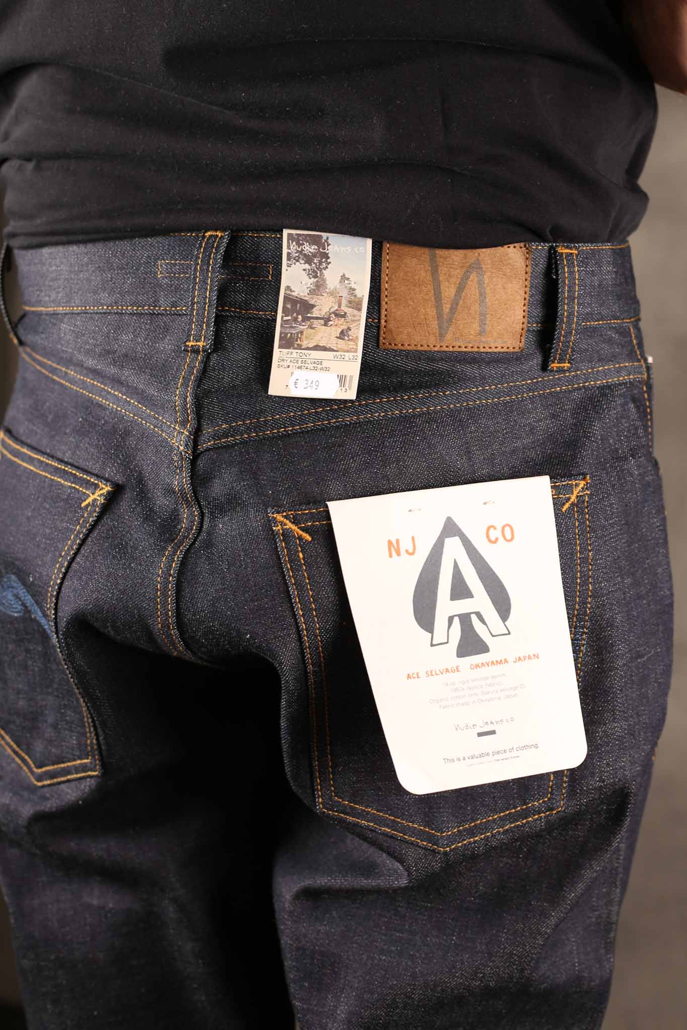 Nudie Jeans Loose Straight Tuff Tony Dry Ace Selvage – Pinkomo