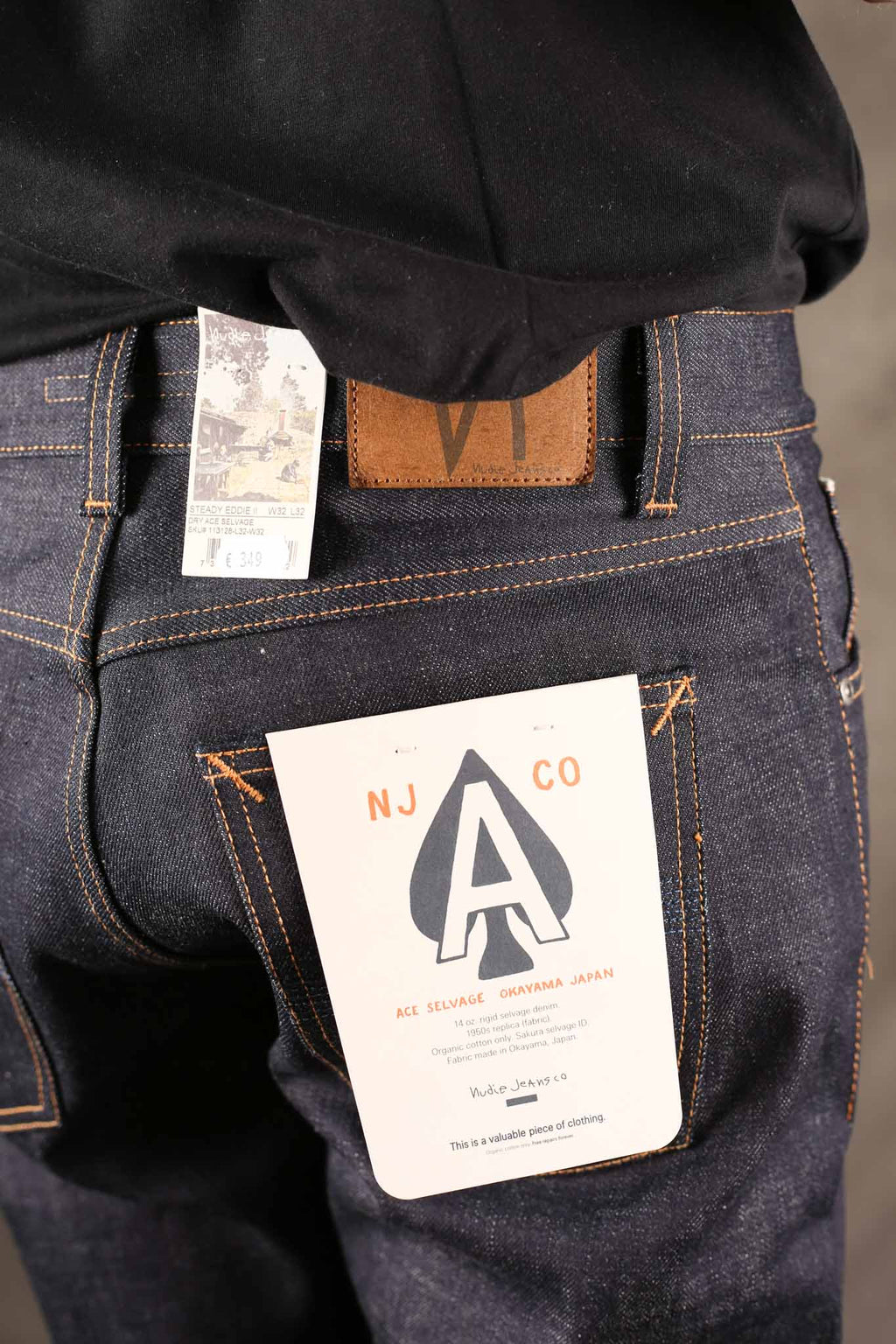 Nudie Jeans Straight Gritty Jackson Dry Ace Selvage