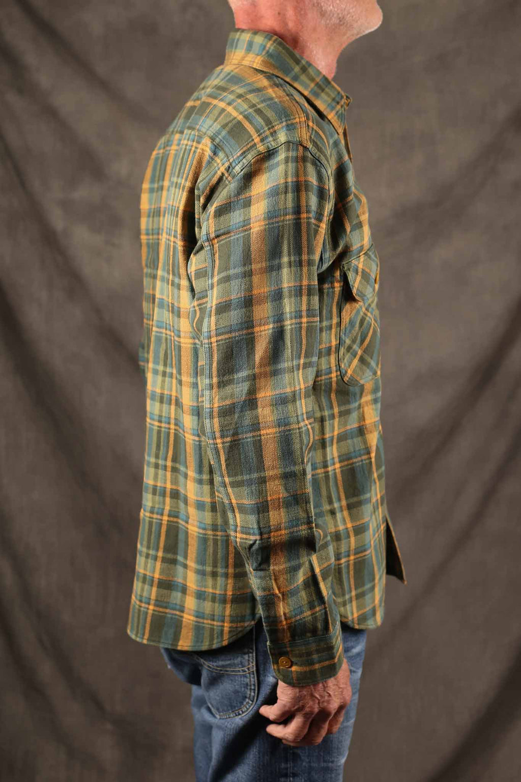 Studio D'Artisan 5752 No. Heavyweight Flannel Green