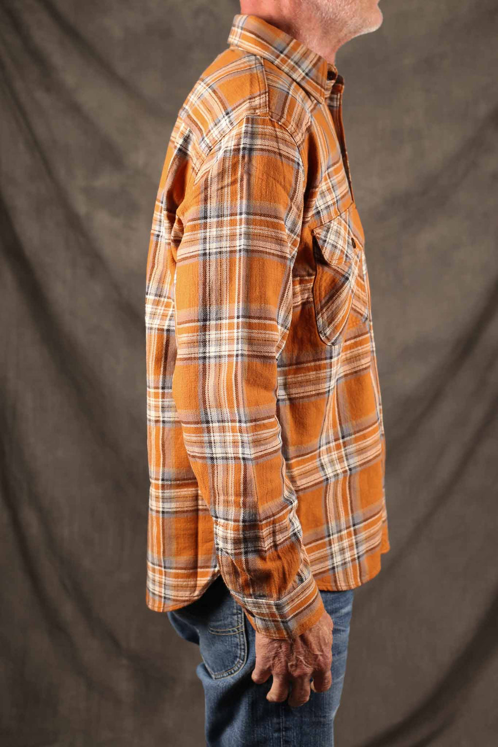 Studio D'Artisan 5752 No. Heavyweight Flannel Orange