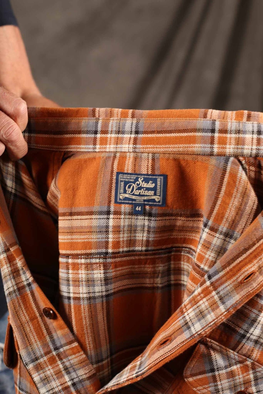 Studio D'Artisan 5752 No. Heavyweight Flannel Orange