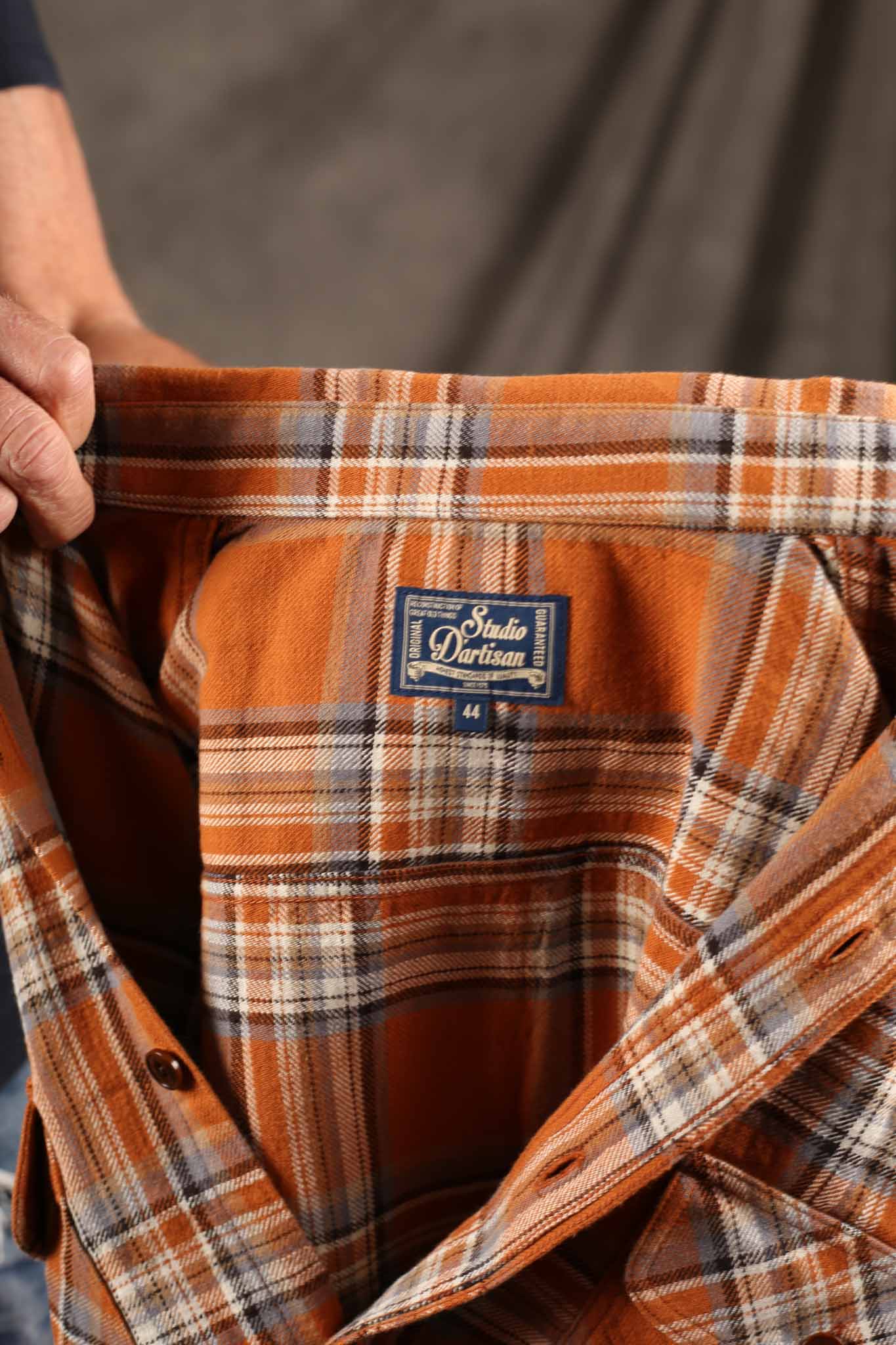 Studio D'Artisan 5752 No. Heavyweight Flannel Orange