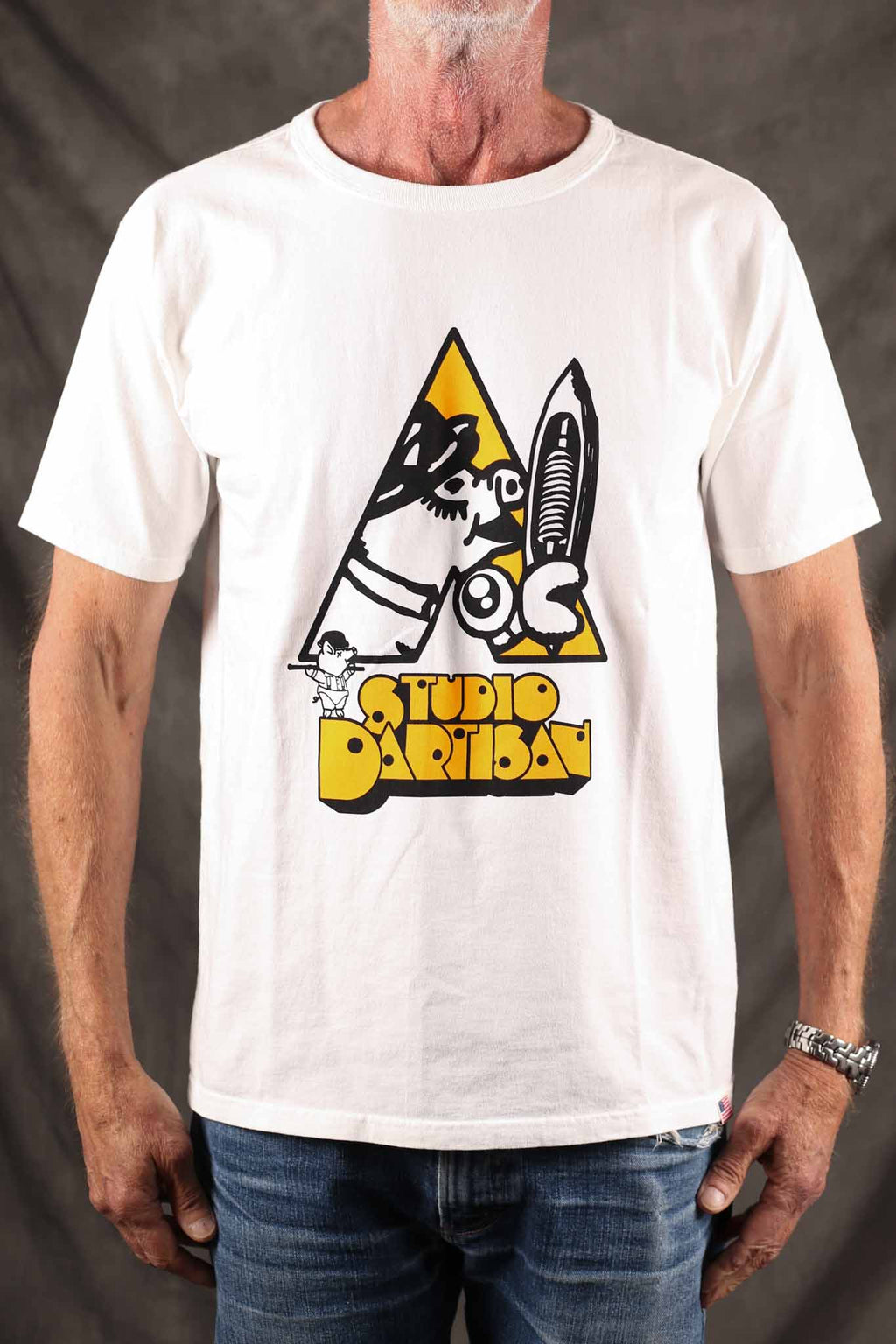 Studio D`Artisan Clockwork USA Cotton Printed T-Shirt [8233B]