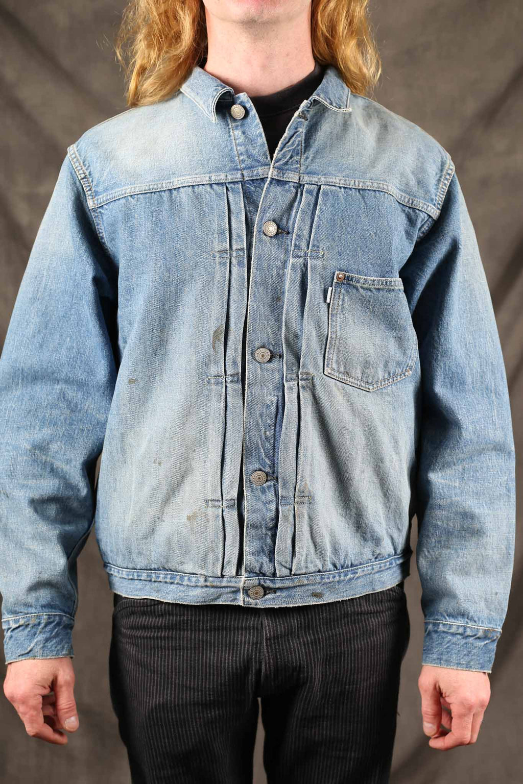 Omoto 3115 6 Years Washed 13.5OZ TYPE 1 DENIM JACKET