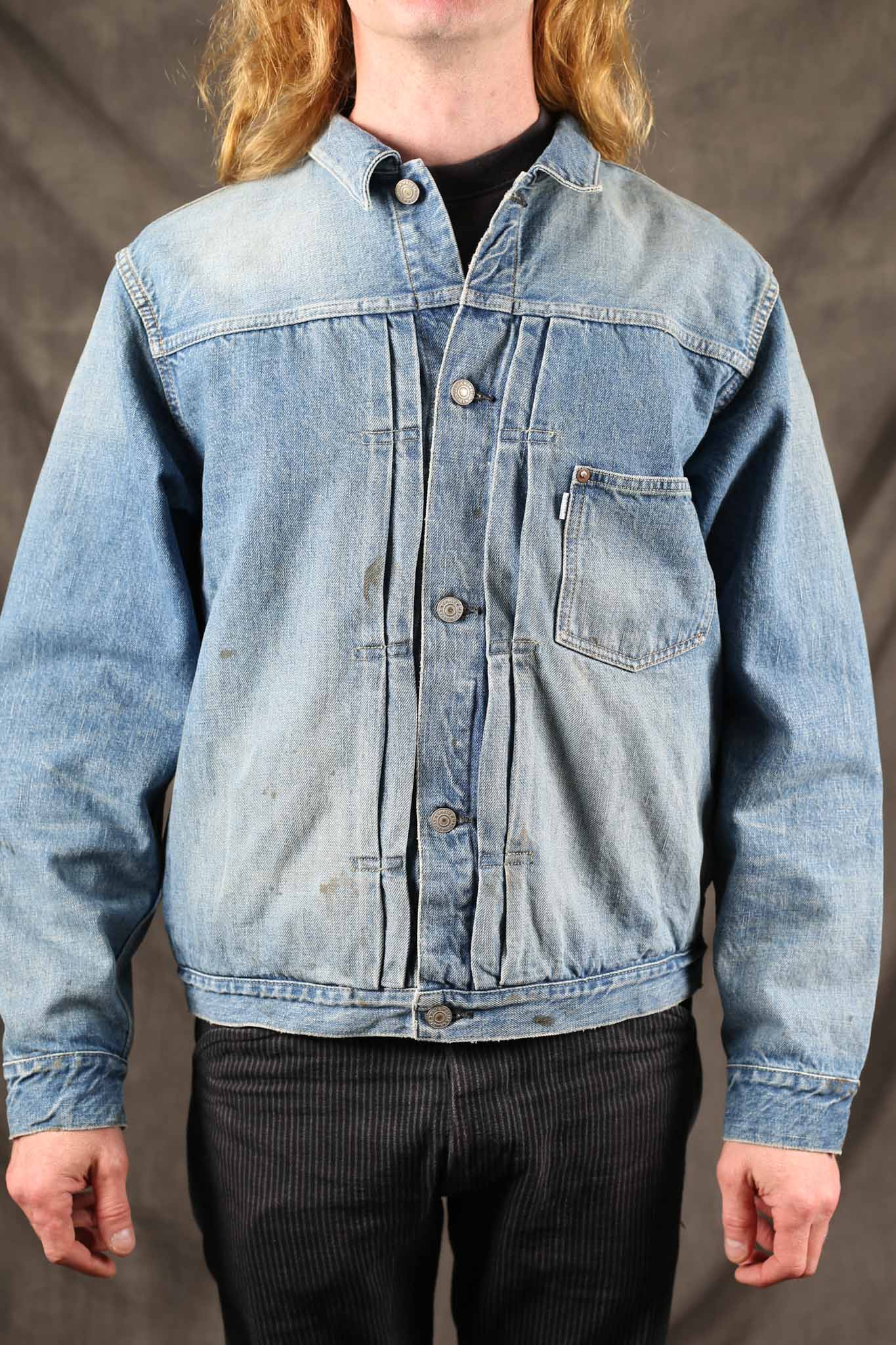 Omoto 3115 6 Years Washed 13.5OZ TYPE 1 DENIM JACKET