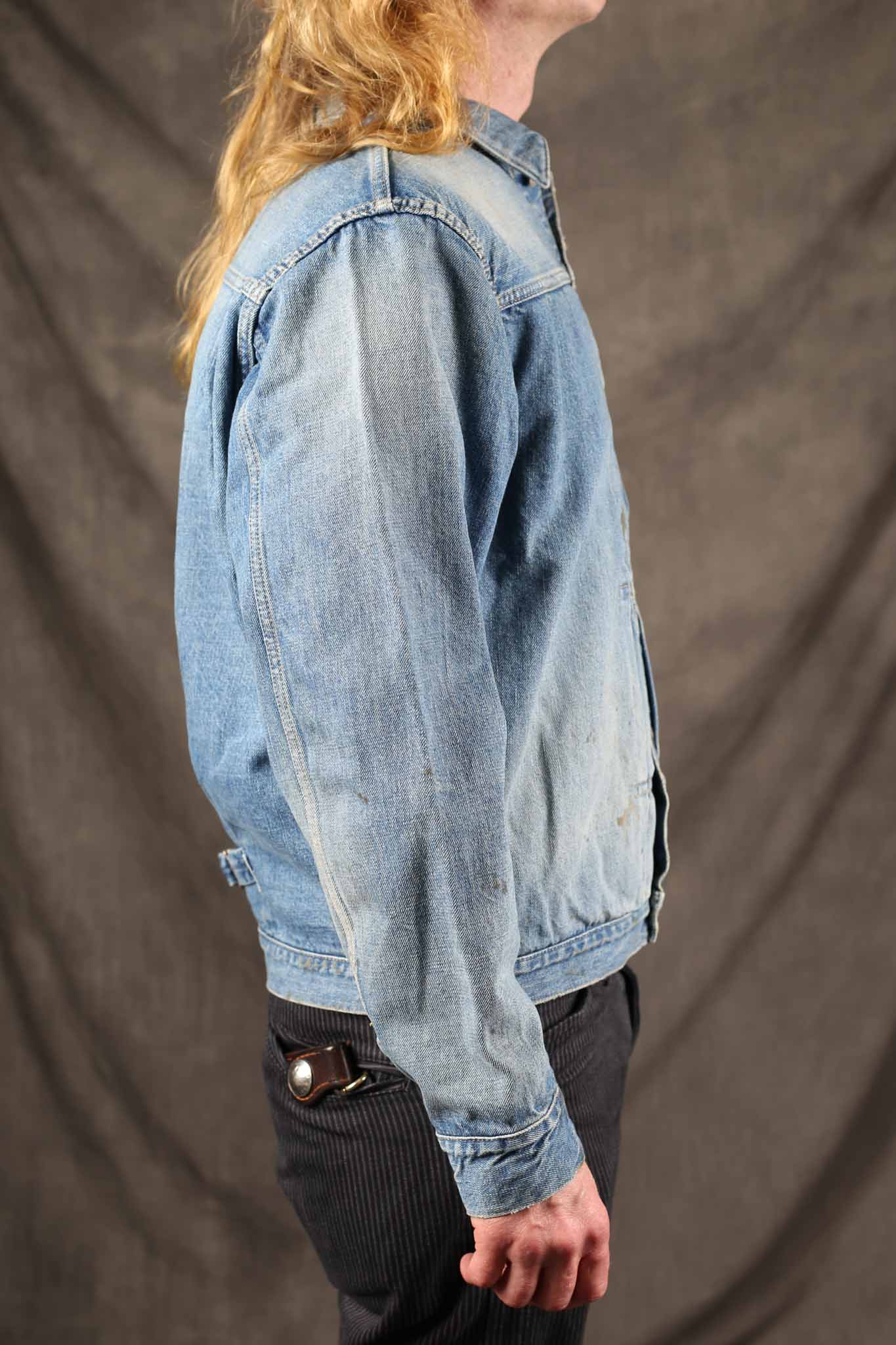 Omoto 3115 6 Years Washed 13.5OZ TYPE 1 DENIM JACKET