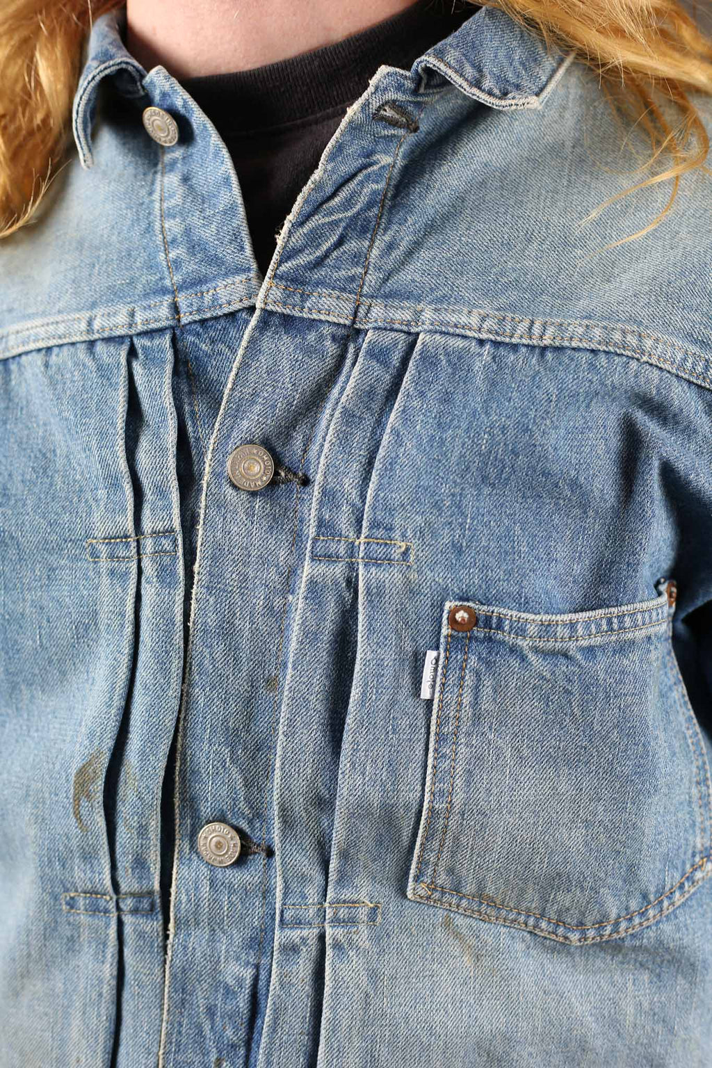 Omoto 3115 6 Years Washed 13.5OZ TYPE 1 DENIM JACKET