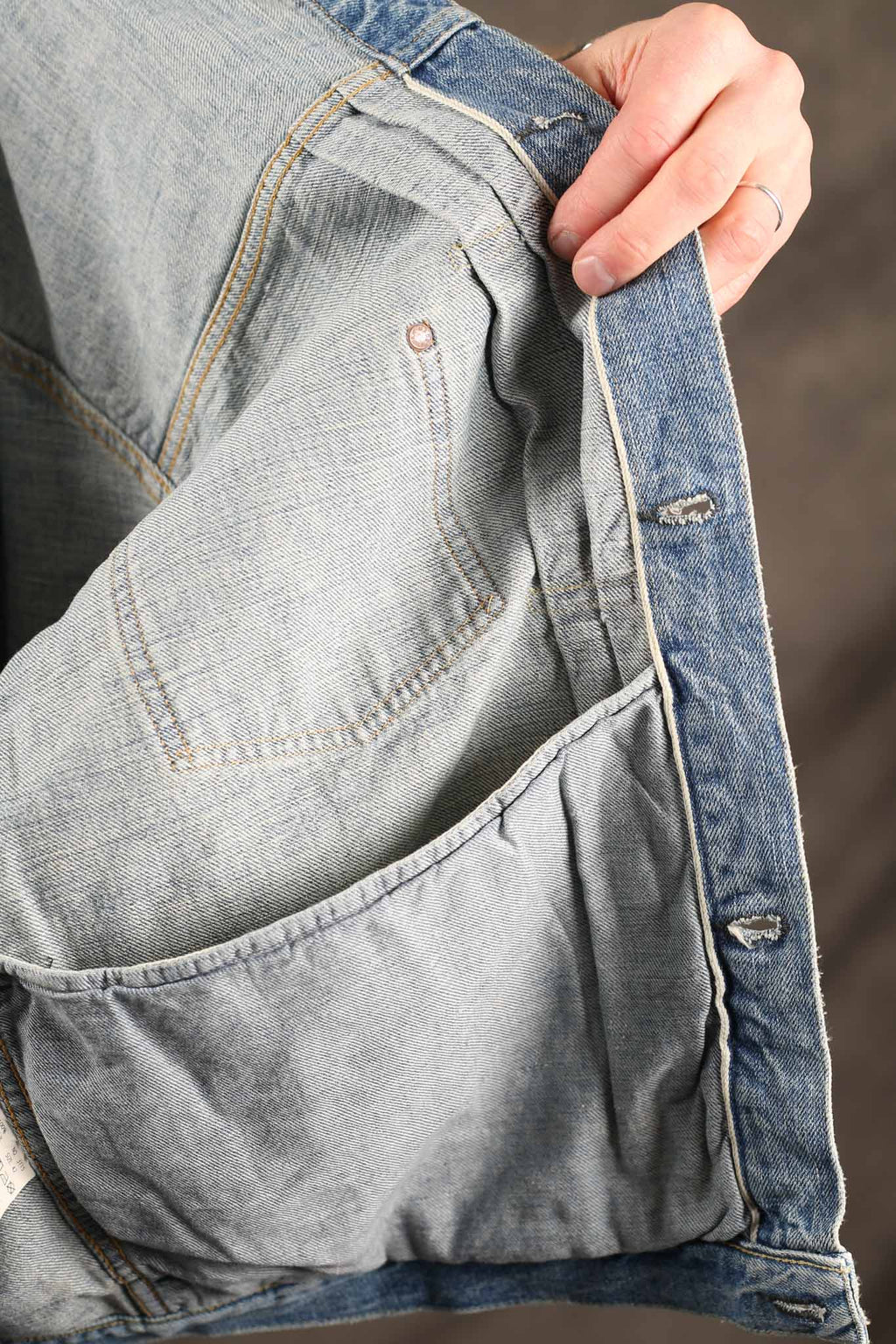 Omoto 3115 6 Years Washed 13.5OZ TYPE 1 DENIM JACKET