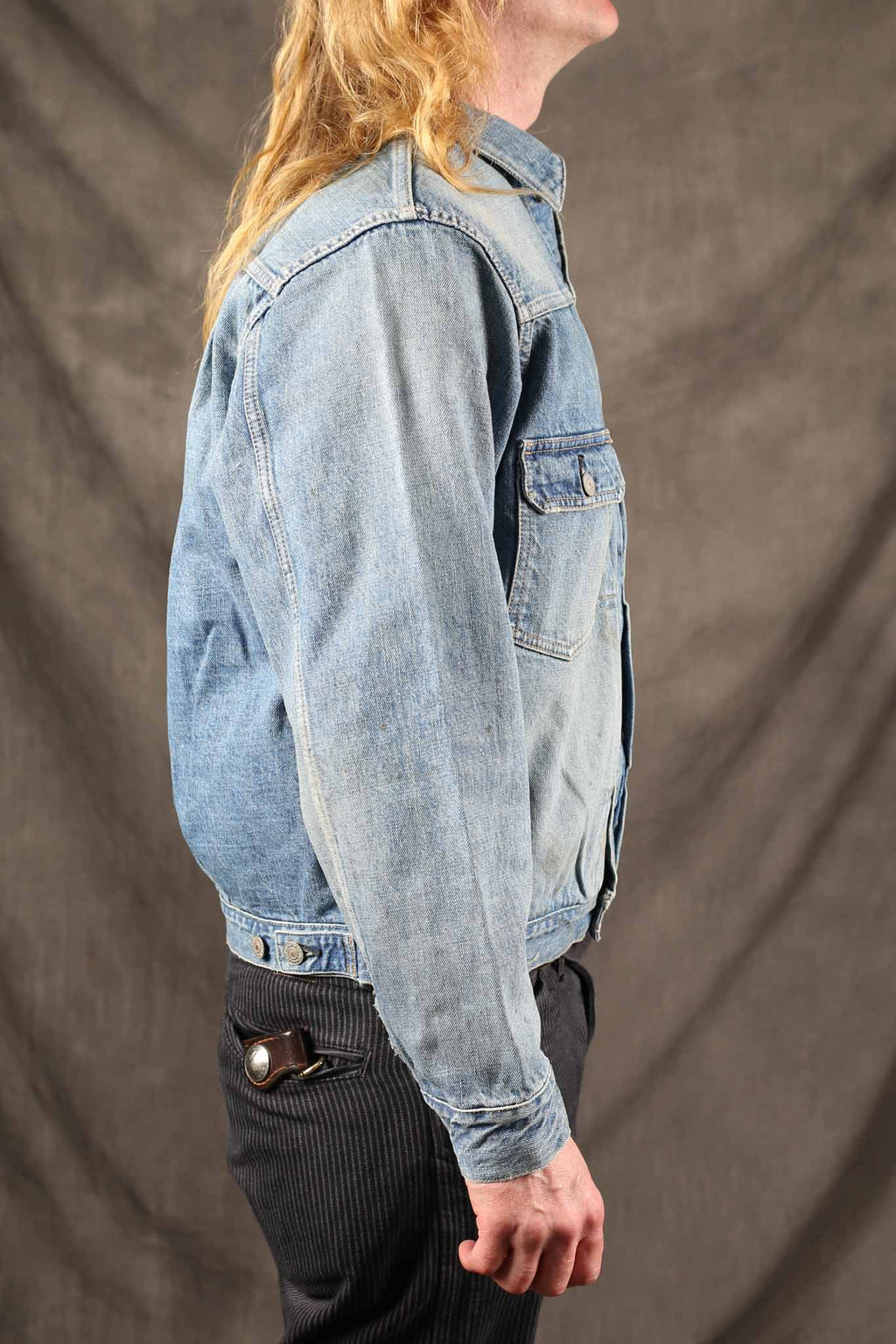 Omoto 3215 6 Years Washed 13.5OZ TYPE2 DENIM JACKET